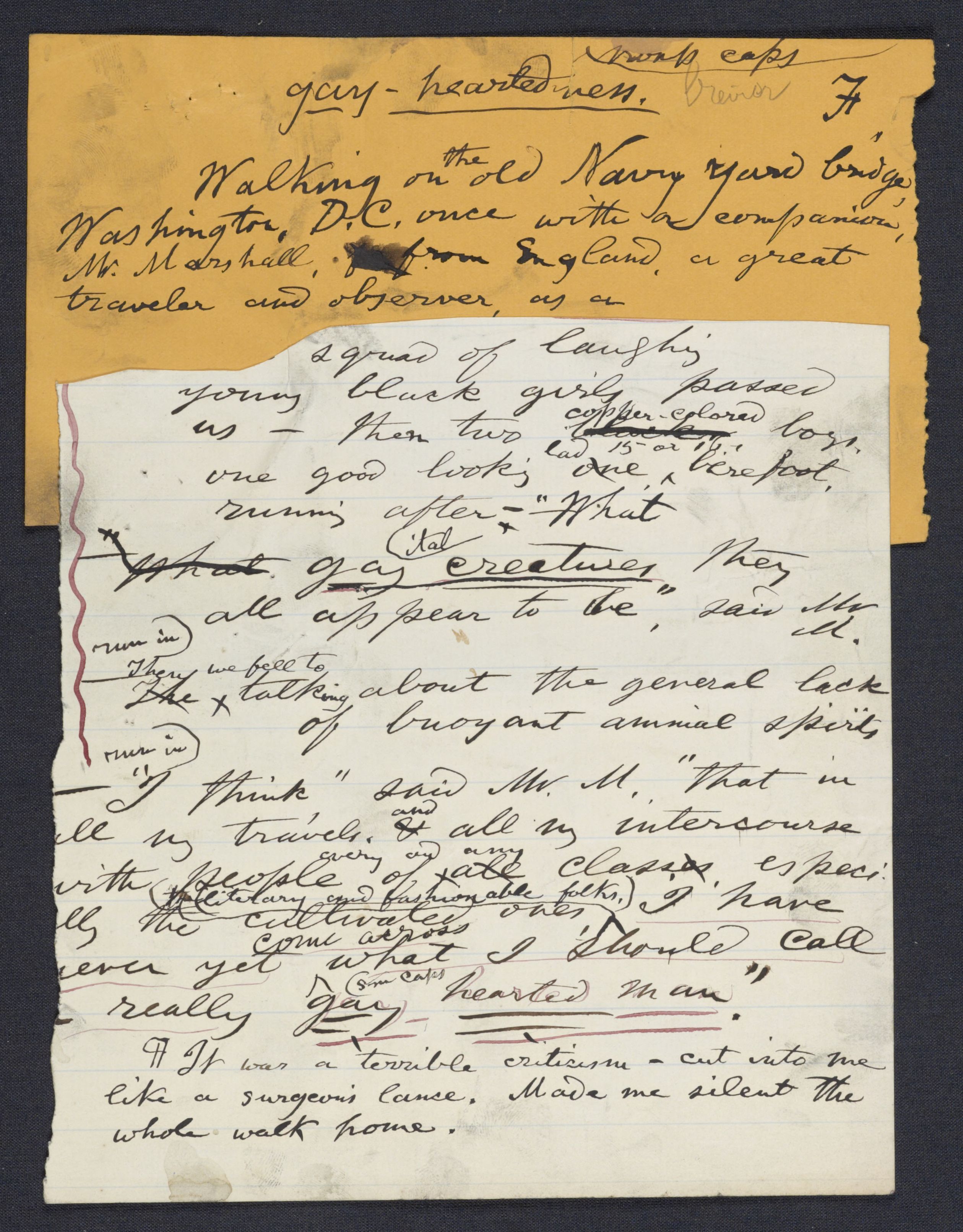 Scanned image of the current content page