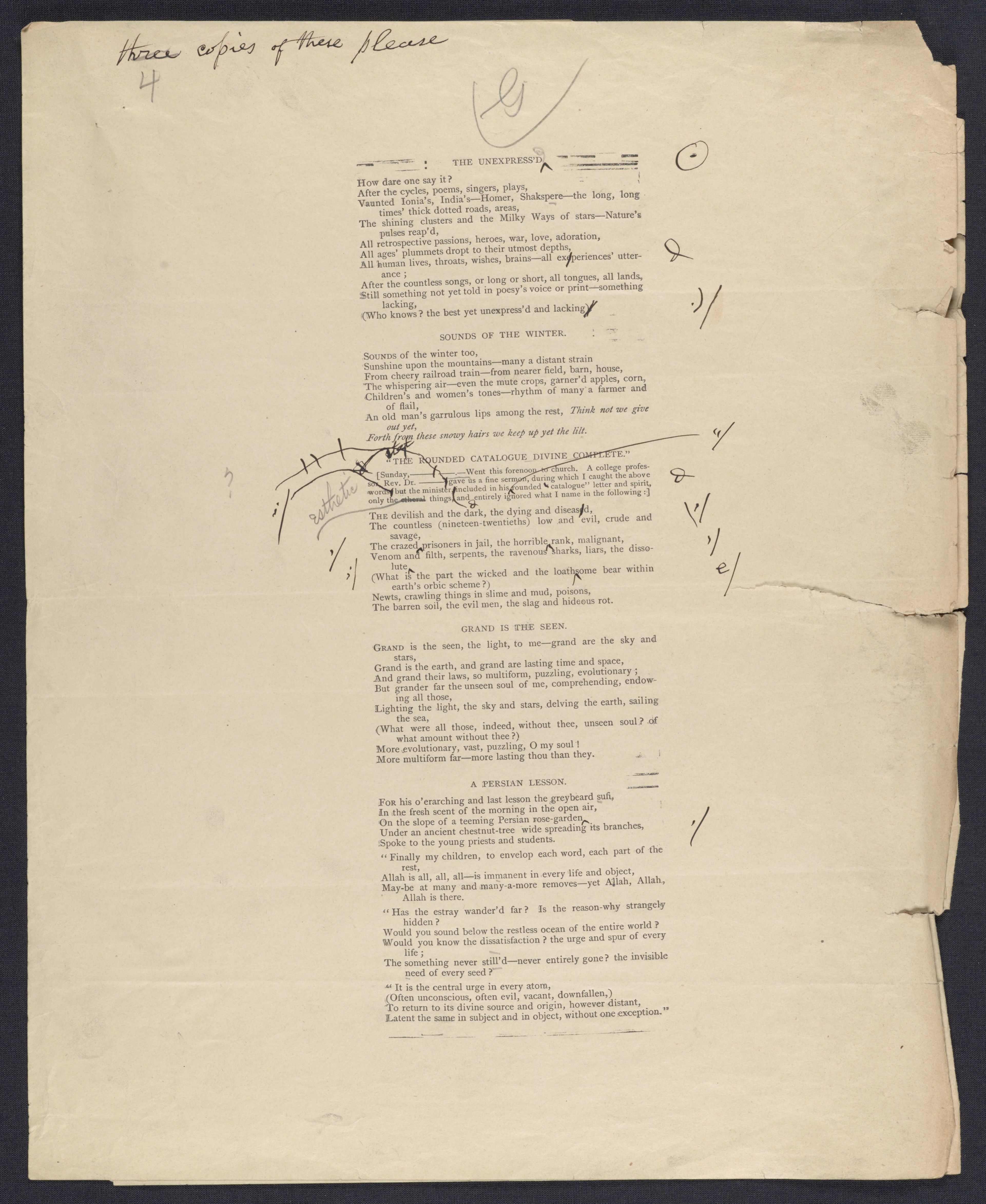 Scanned image of the current content page