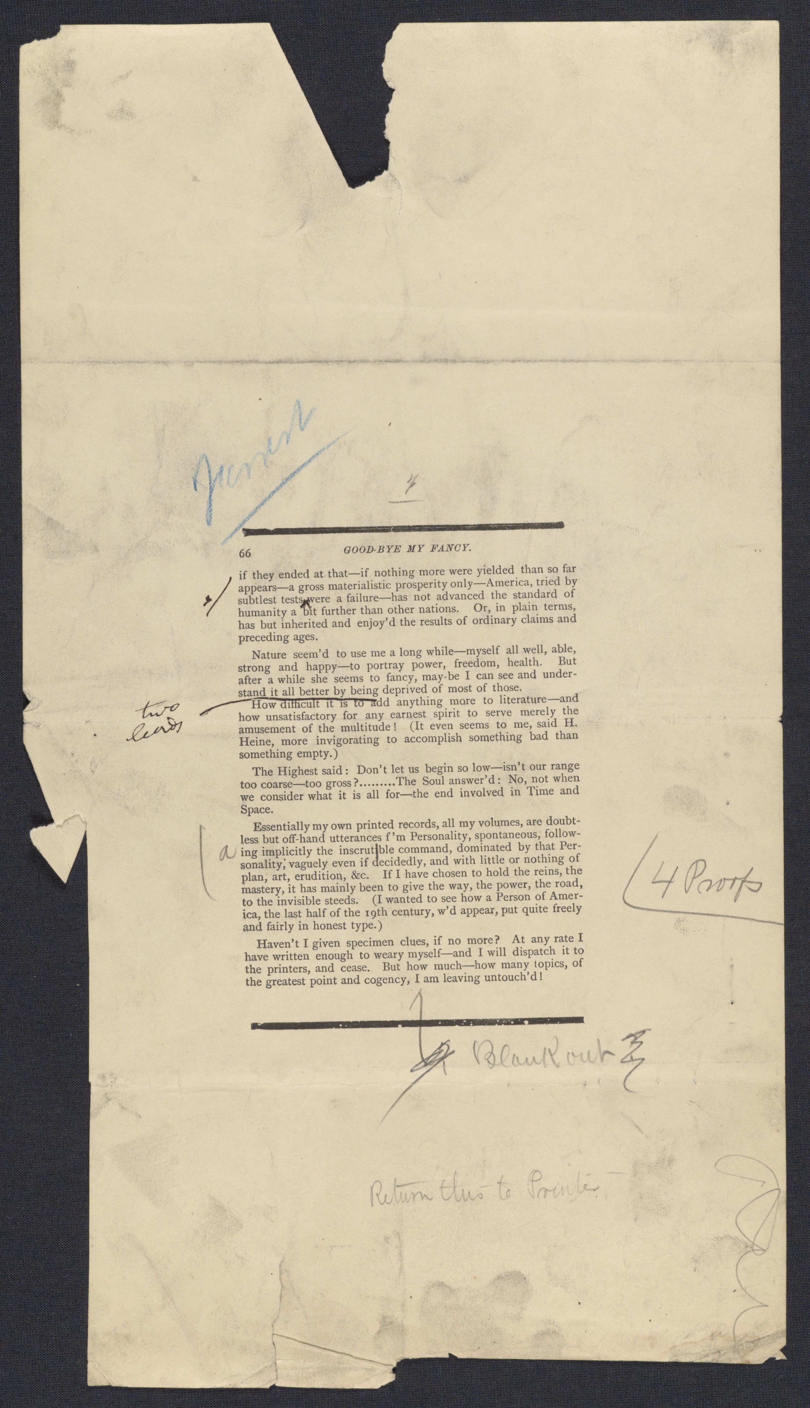 Scanned image of the current content page