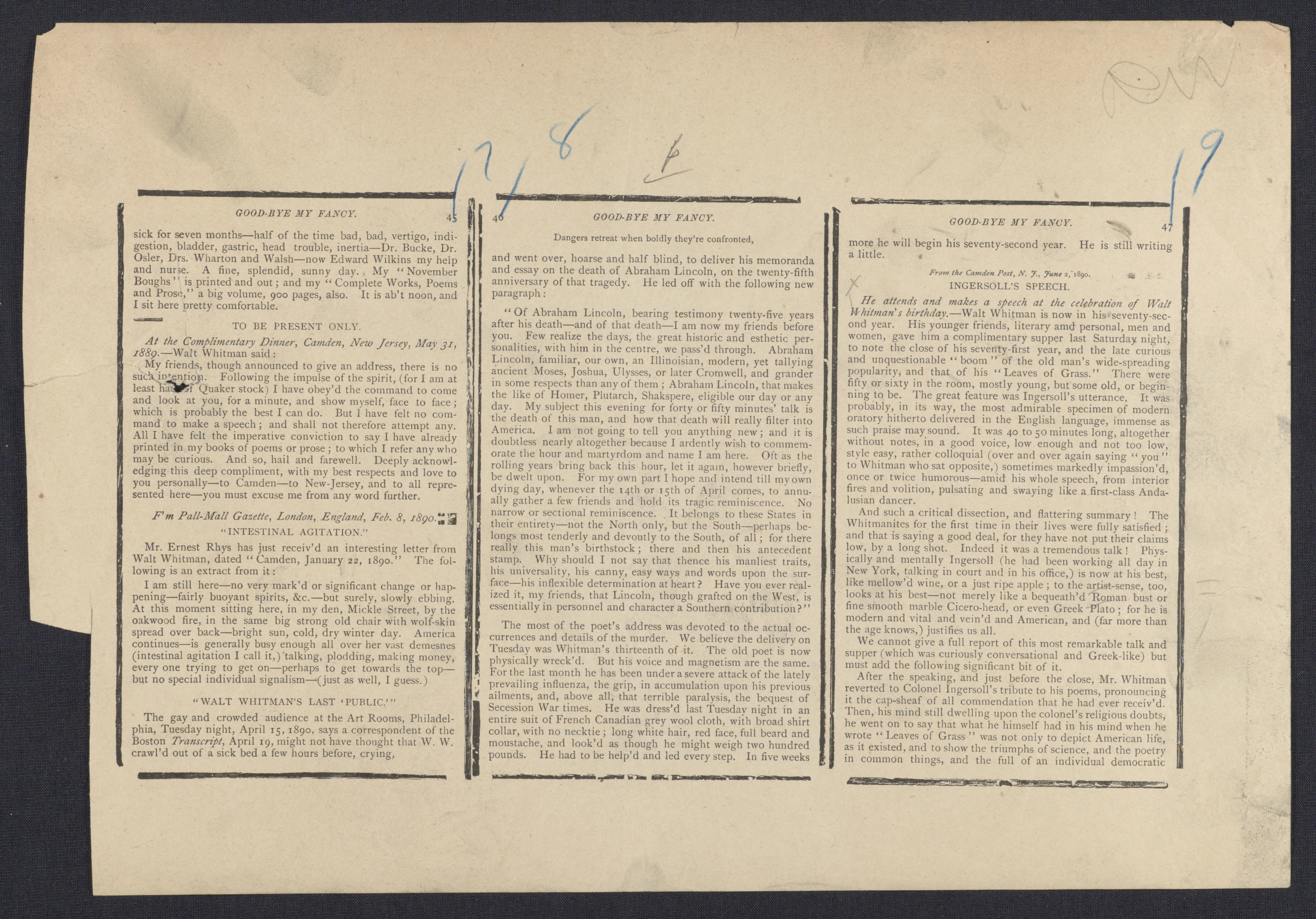 Scanned image of the current content page