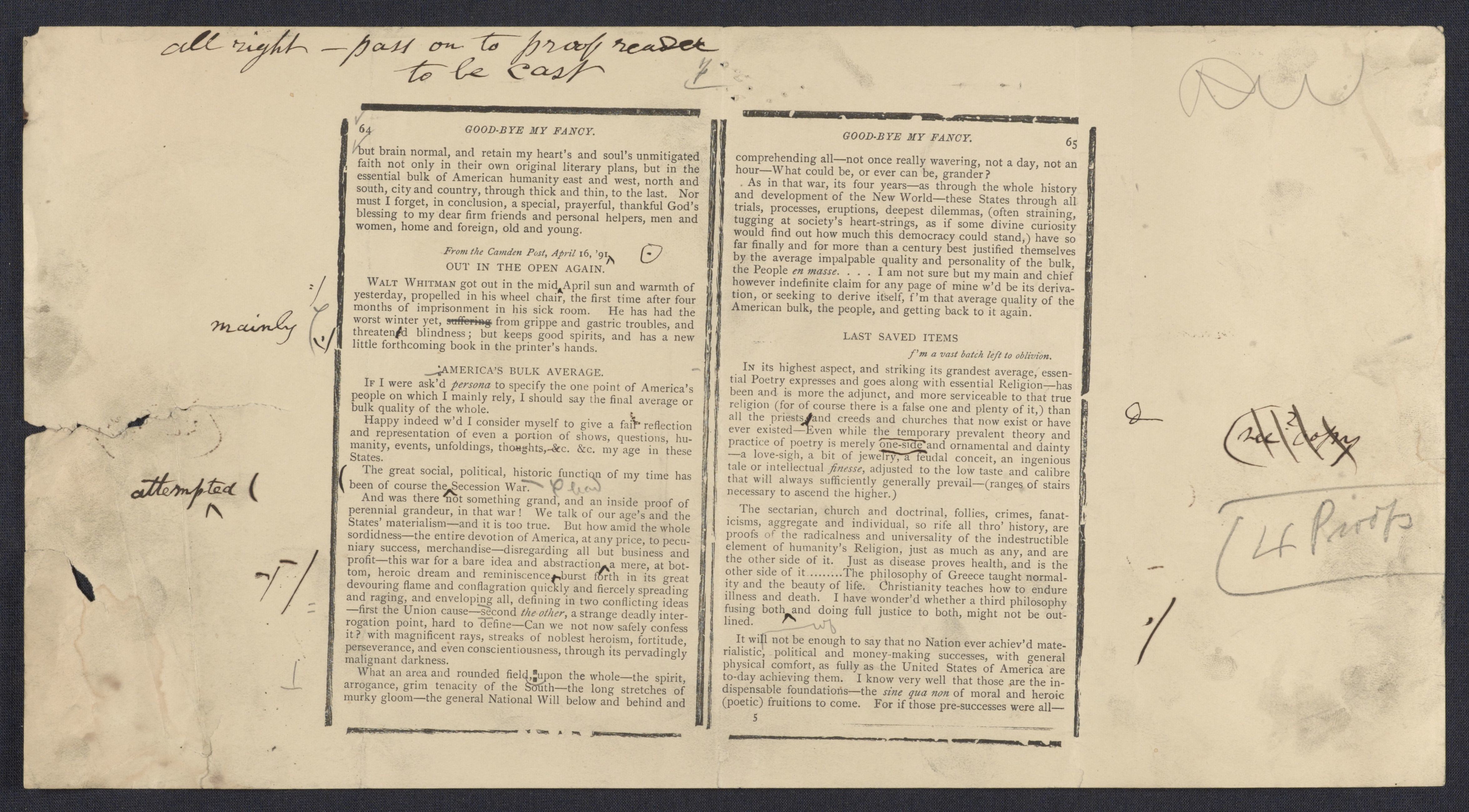 Scanned image of the current content page