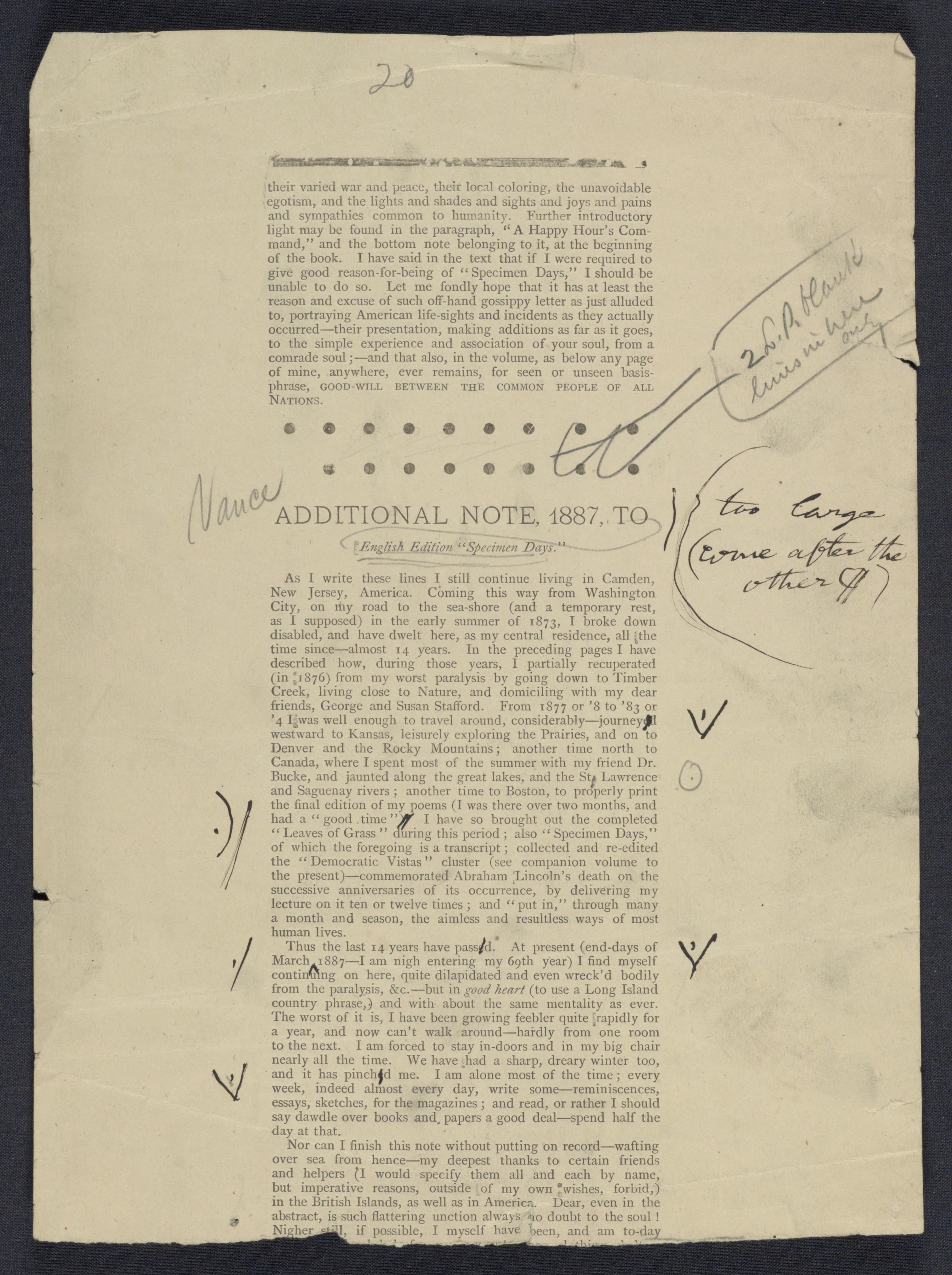 Scanned image of the current content page