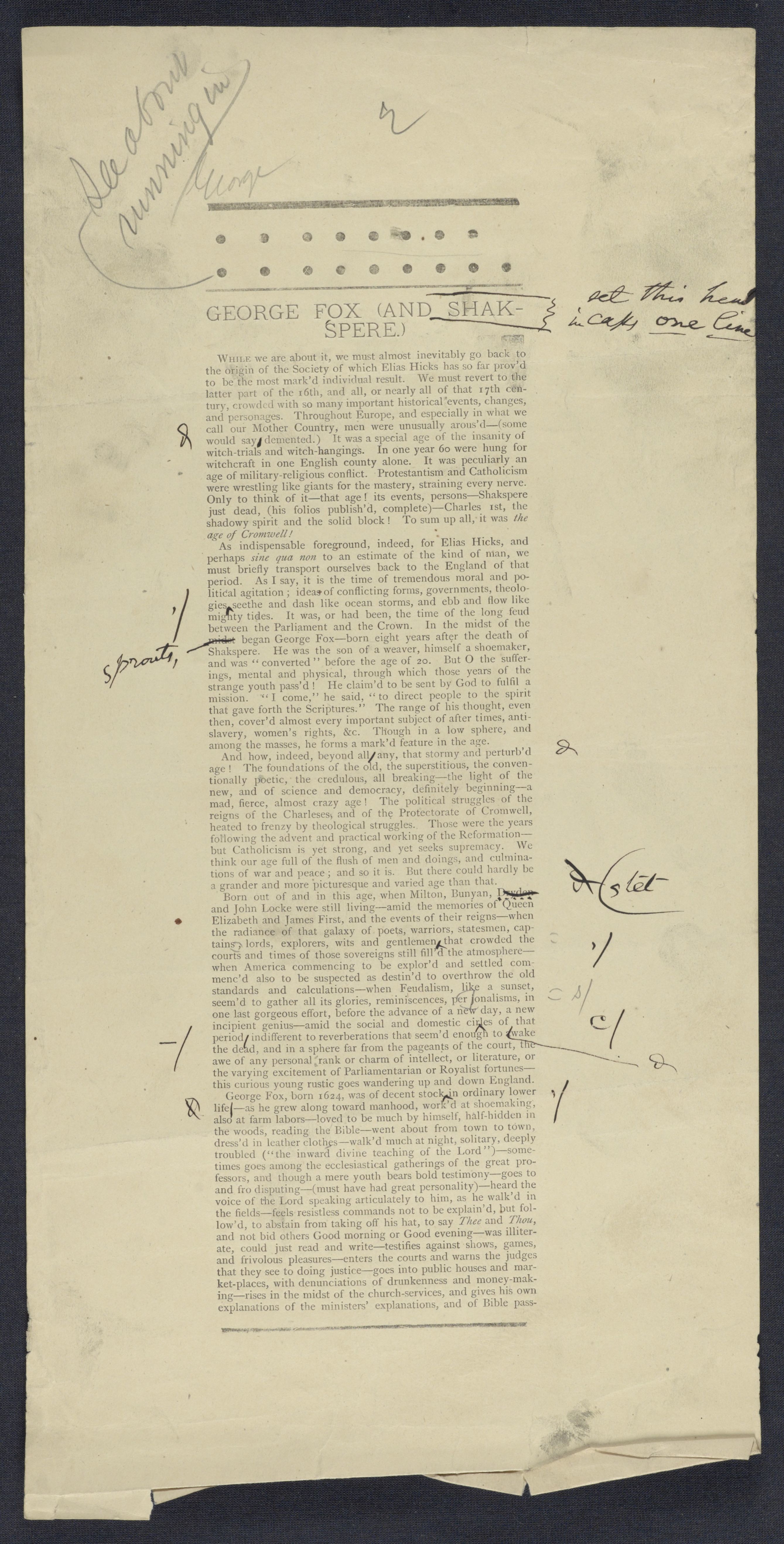 Scanned image of the current content page
