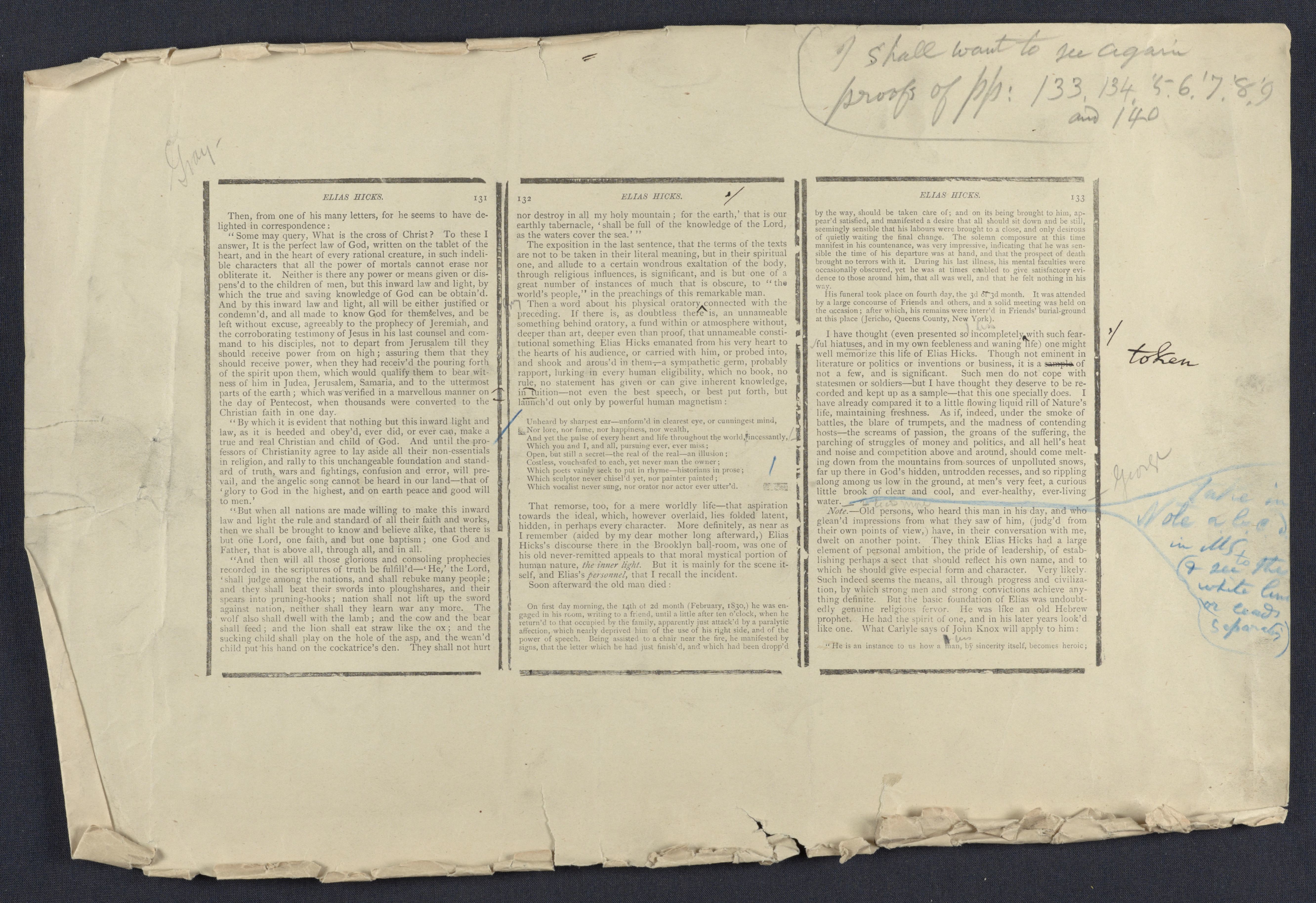Scanned image of the current content page