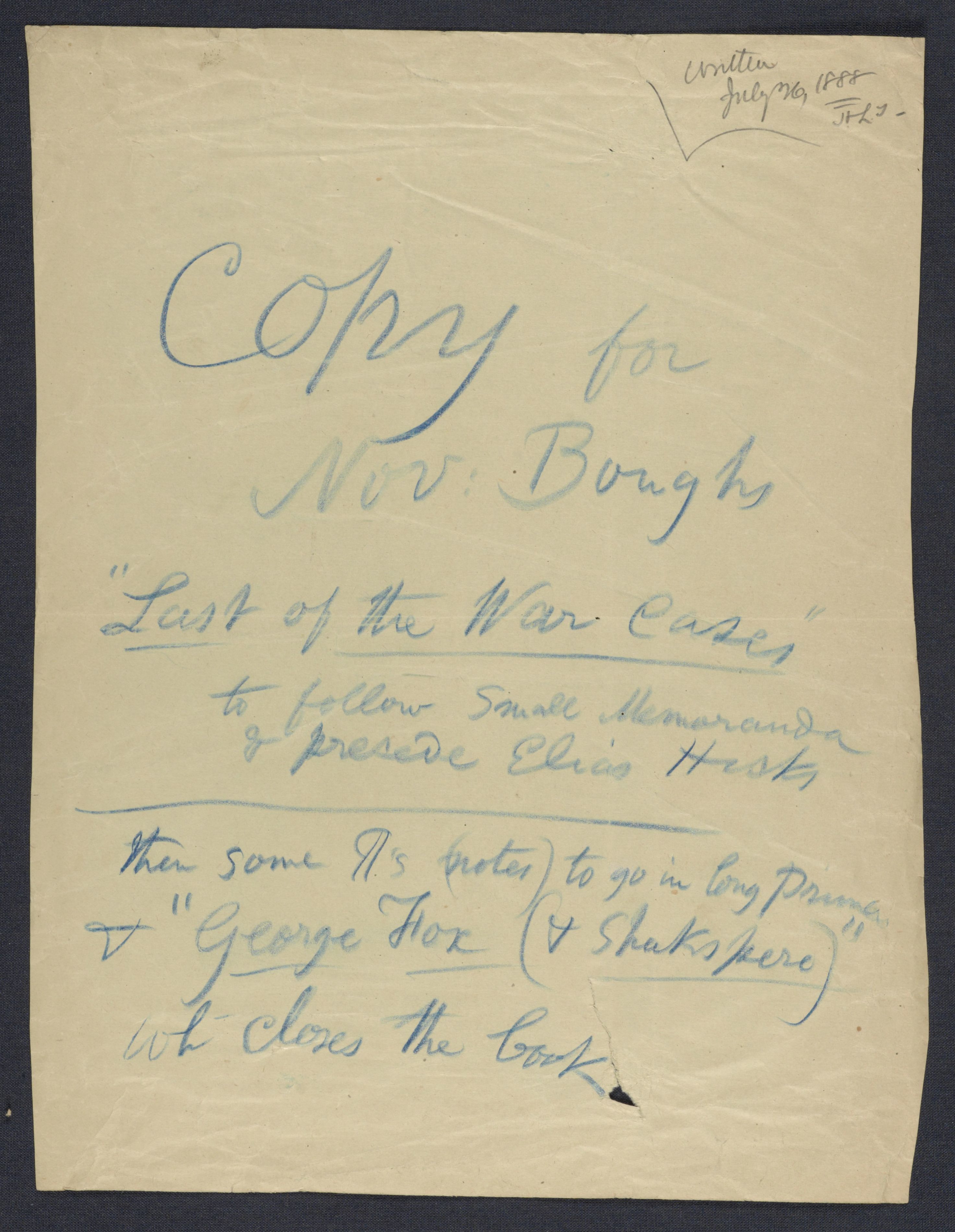 Scanned image of the current content page