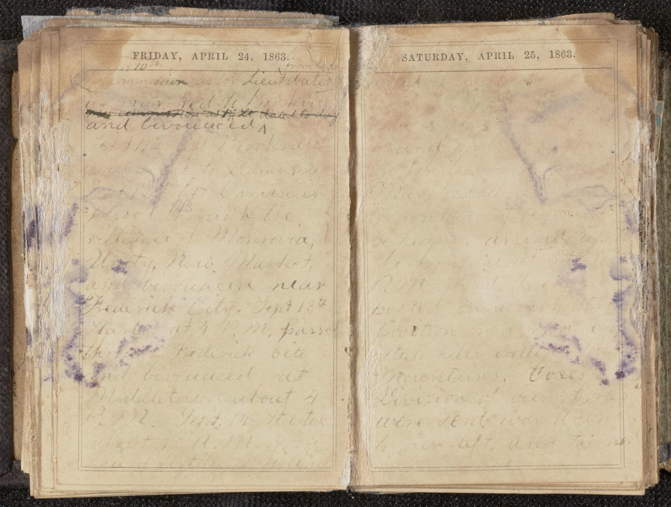 Scanned image of the current content page