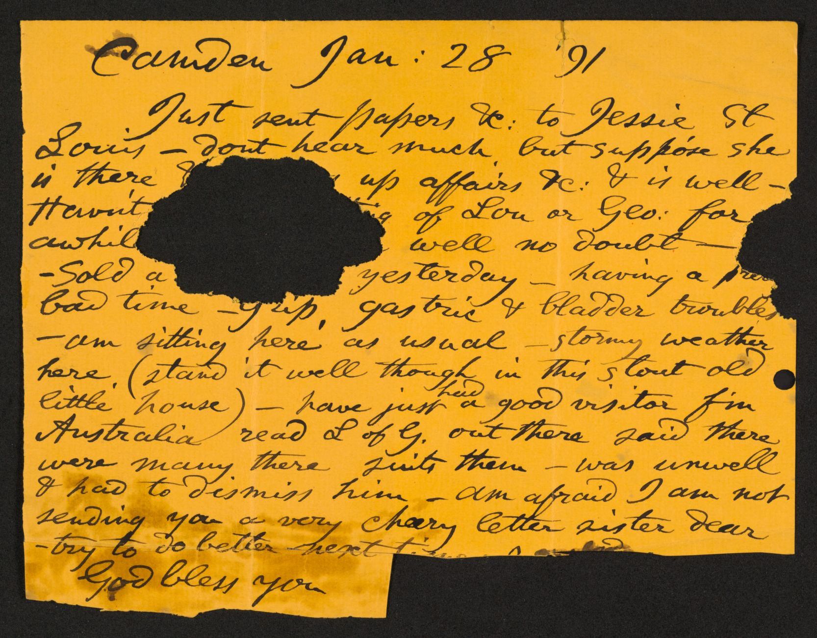 Scanned image of the current content page