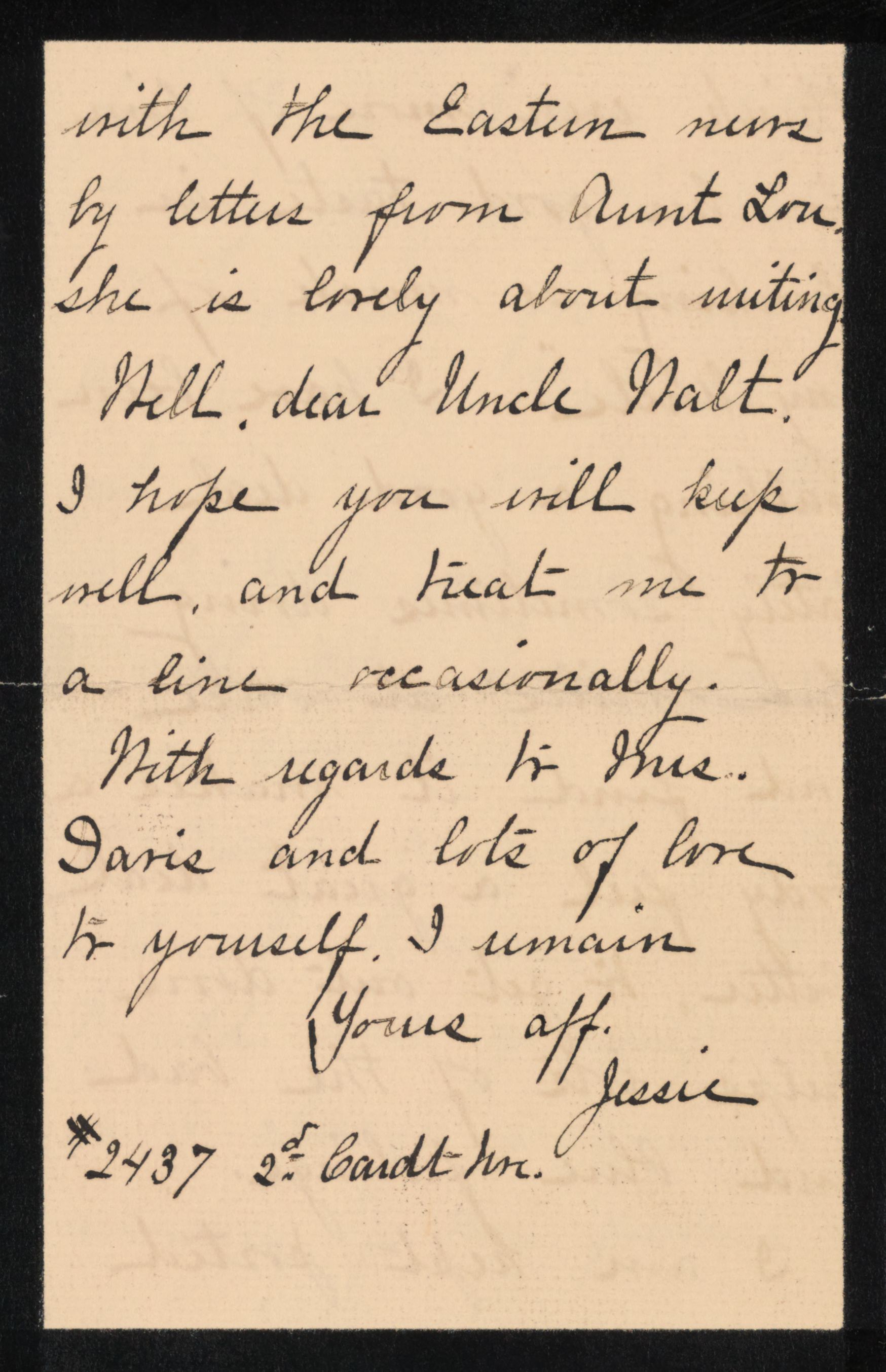 Scanned image of the current content page