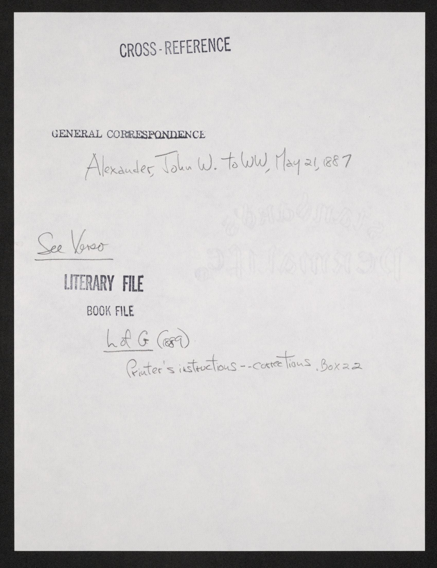 Scanned image of the current content page