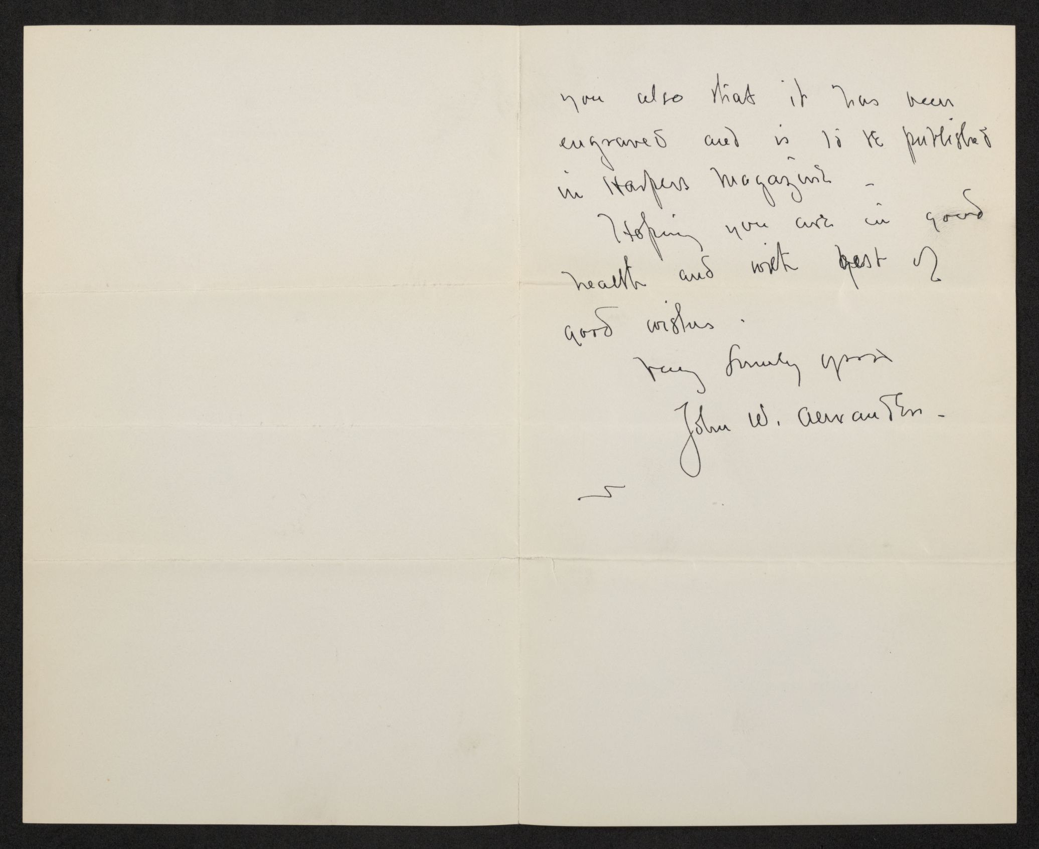 Scanned image of the current content page