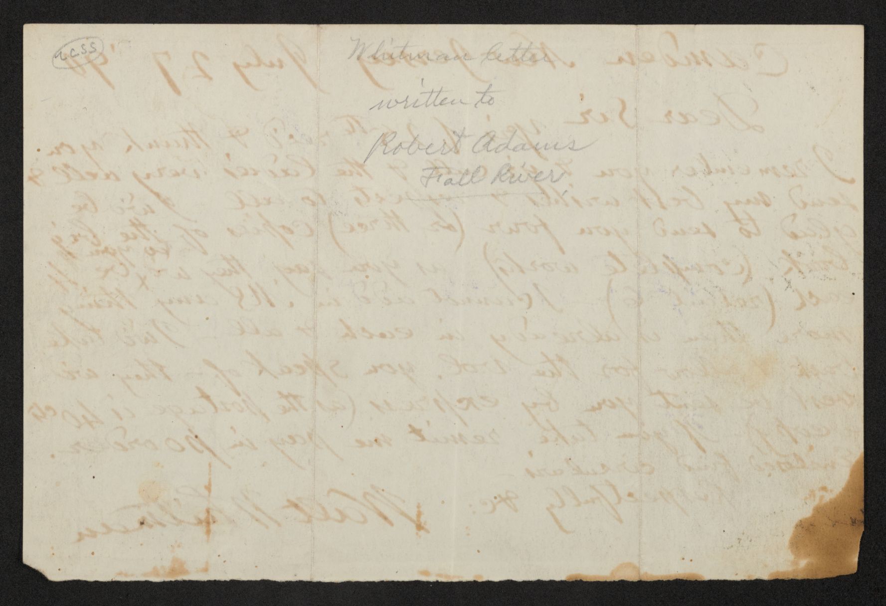 Scanned image of the current content page