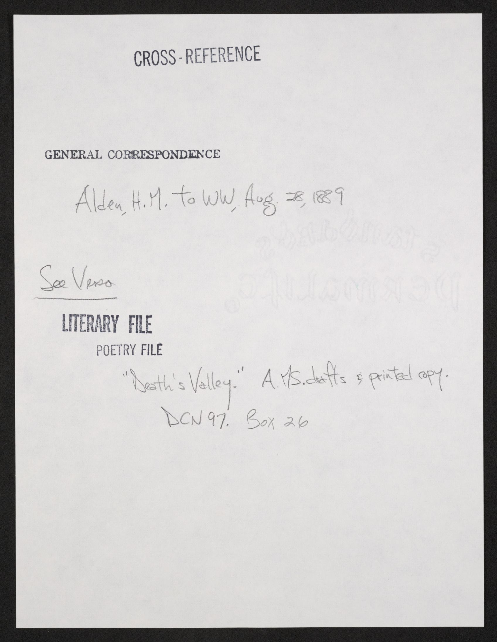 Scanned image of the current content page