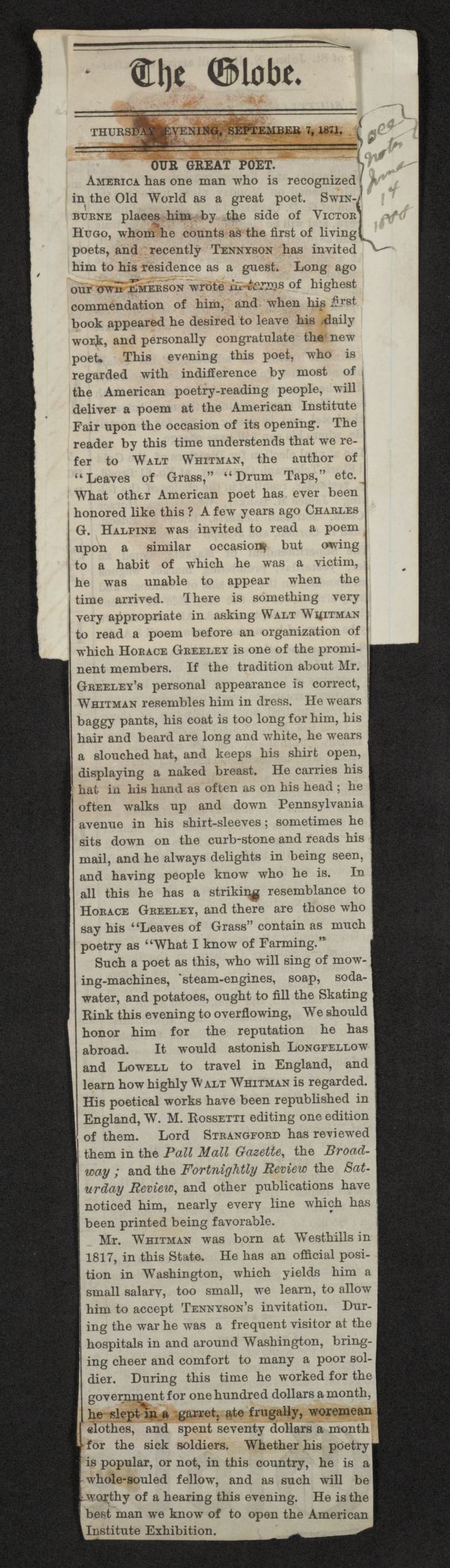 Scanned image of the current content page