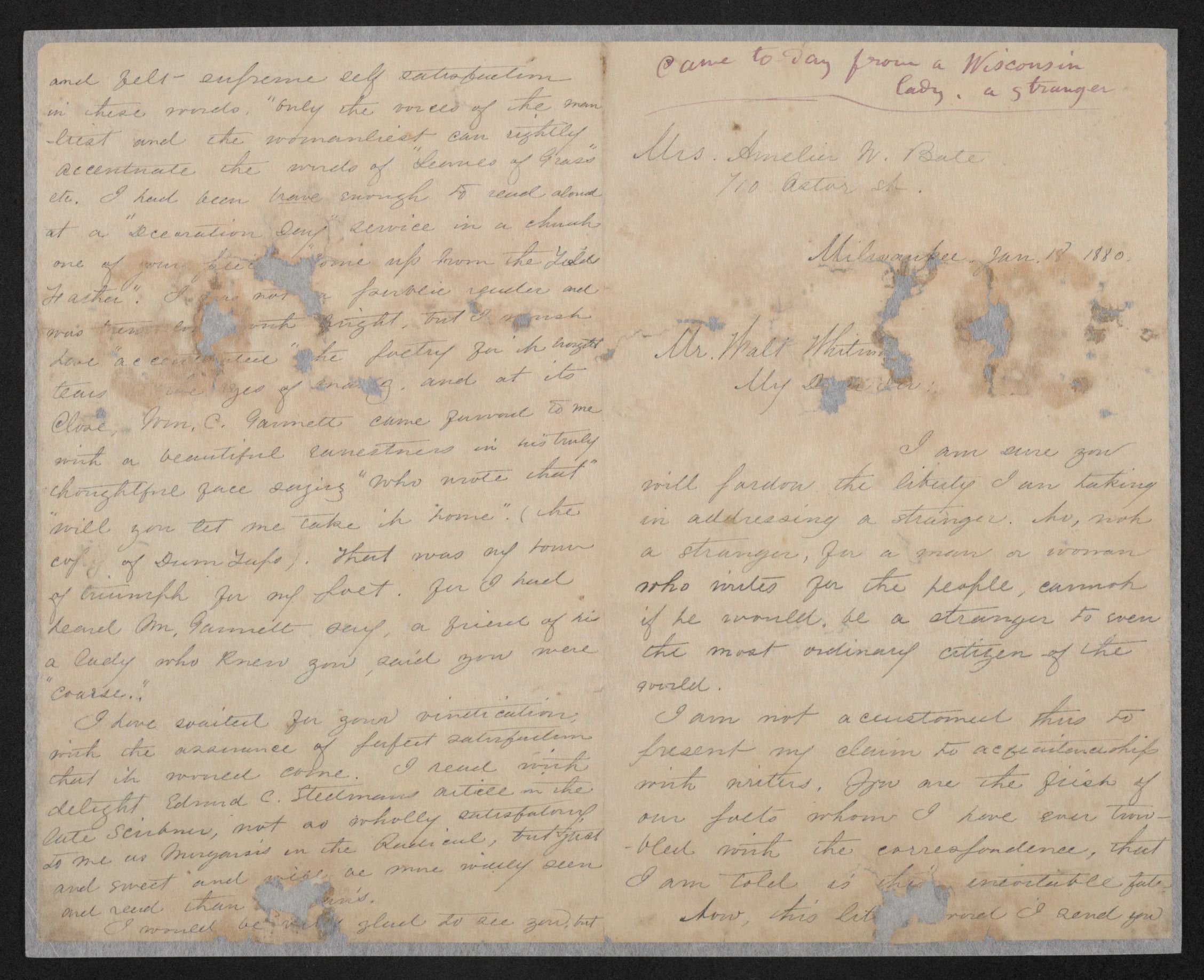 Scanned image of the current content page