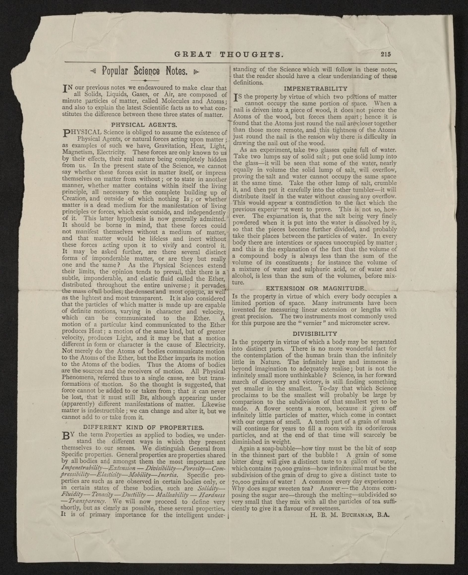 Scanned image of the current content page