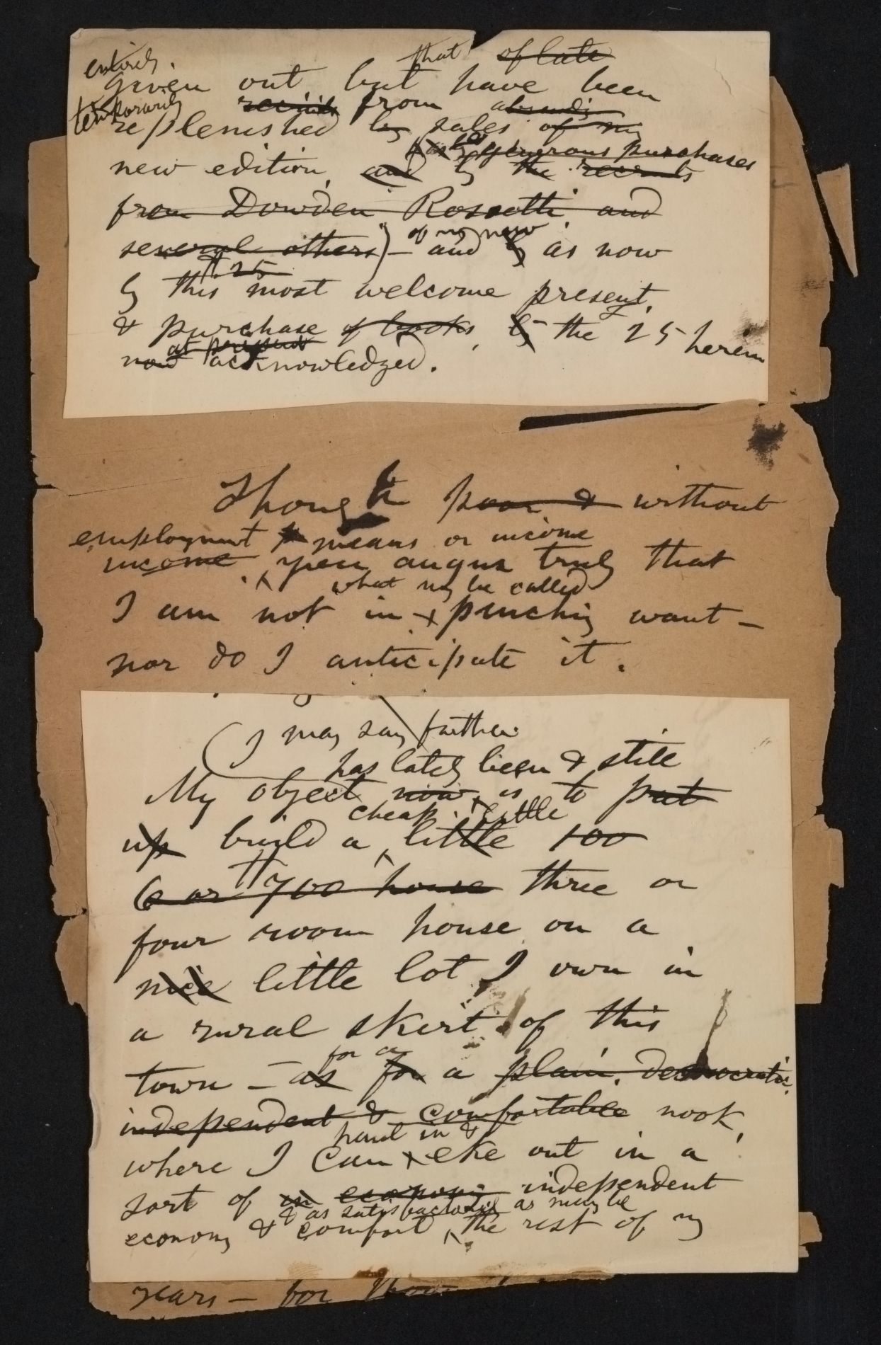Scanned image of the current content page