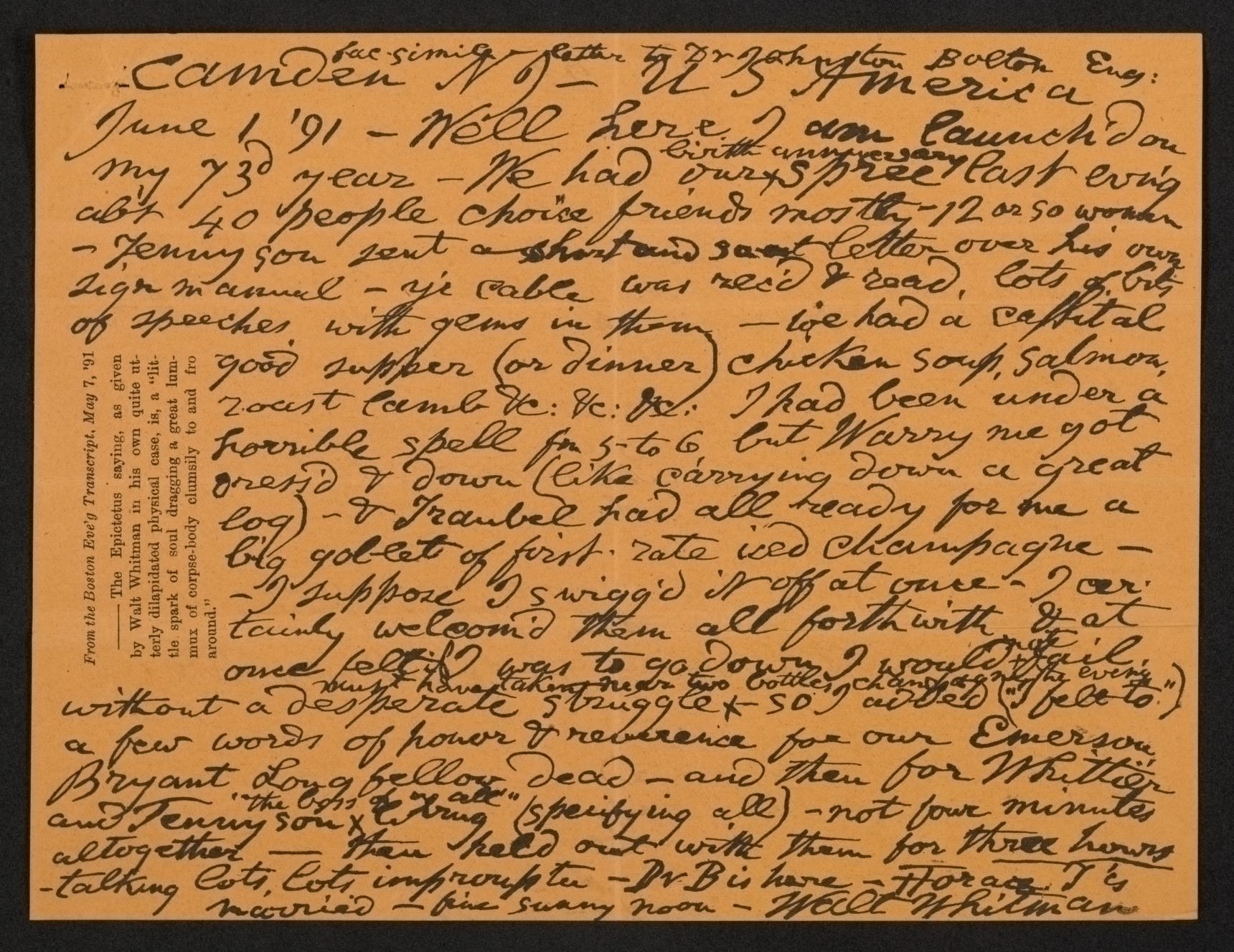 Scanned image of the current content page