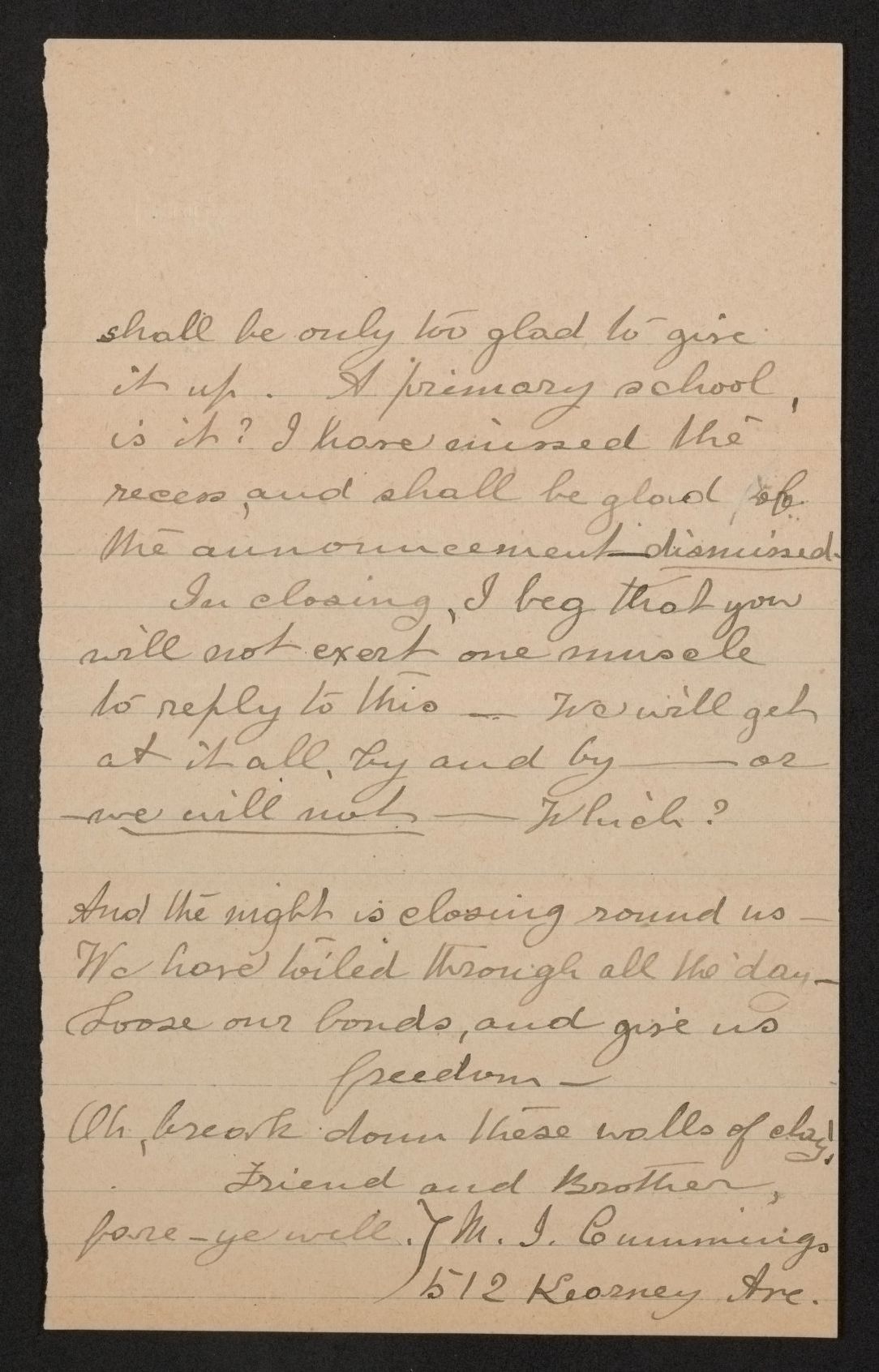 Scanned image of the current content page