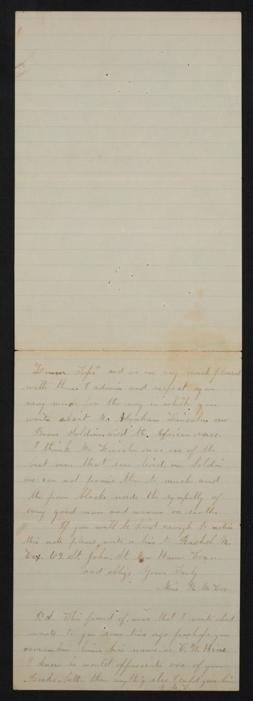 Scanned image of the current content page