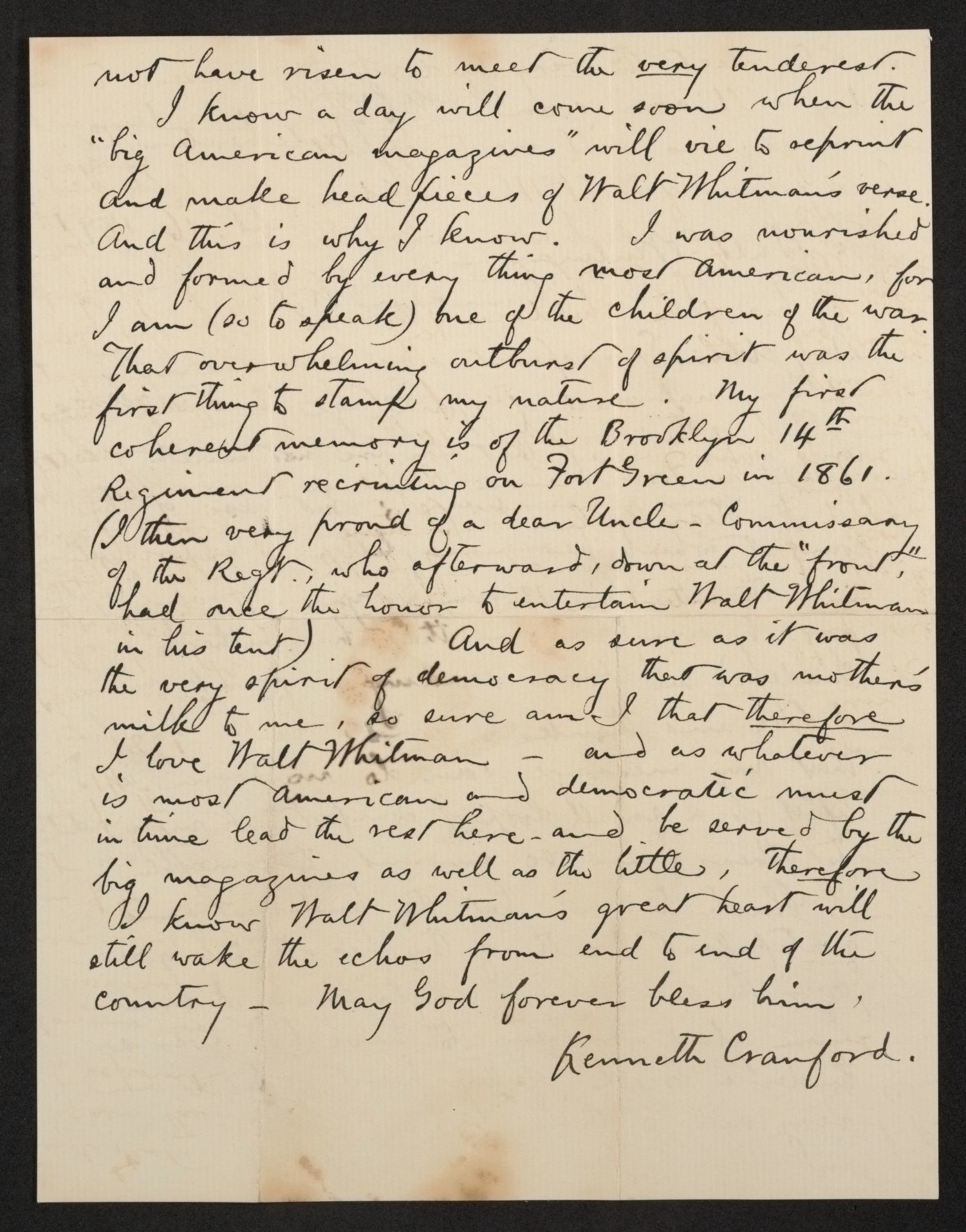 Scanned image of the current content page