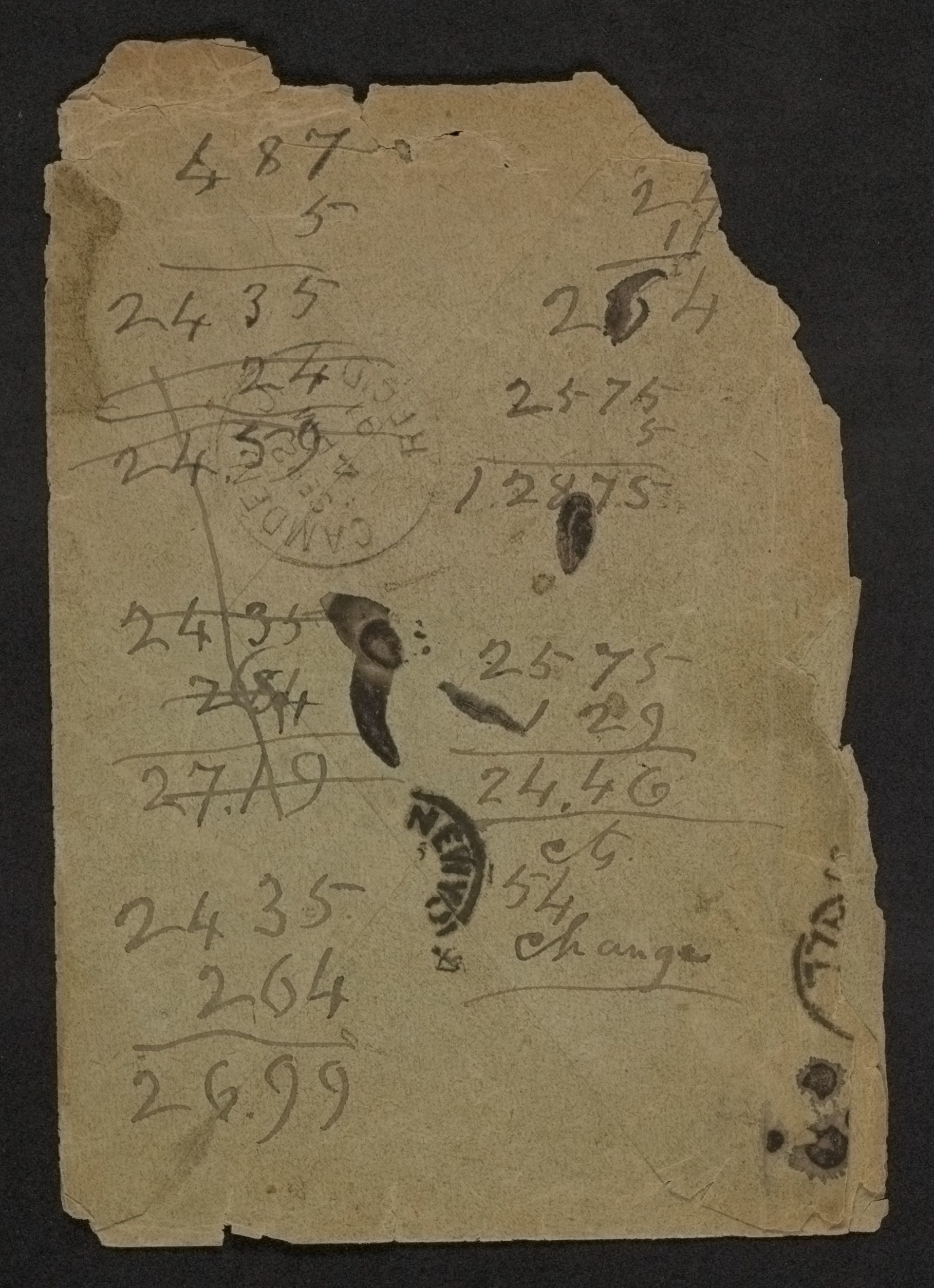 Scanned image of the current content page