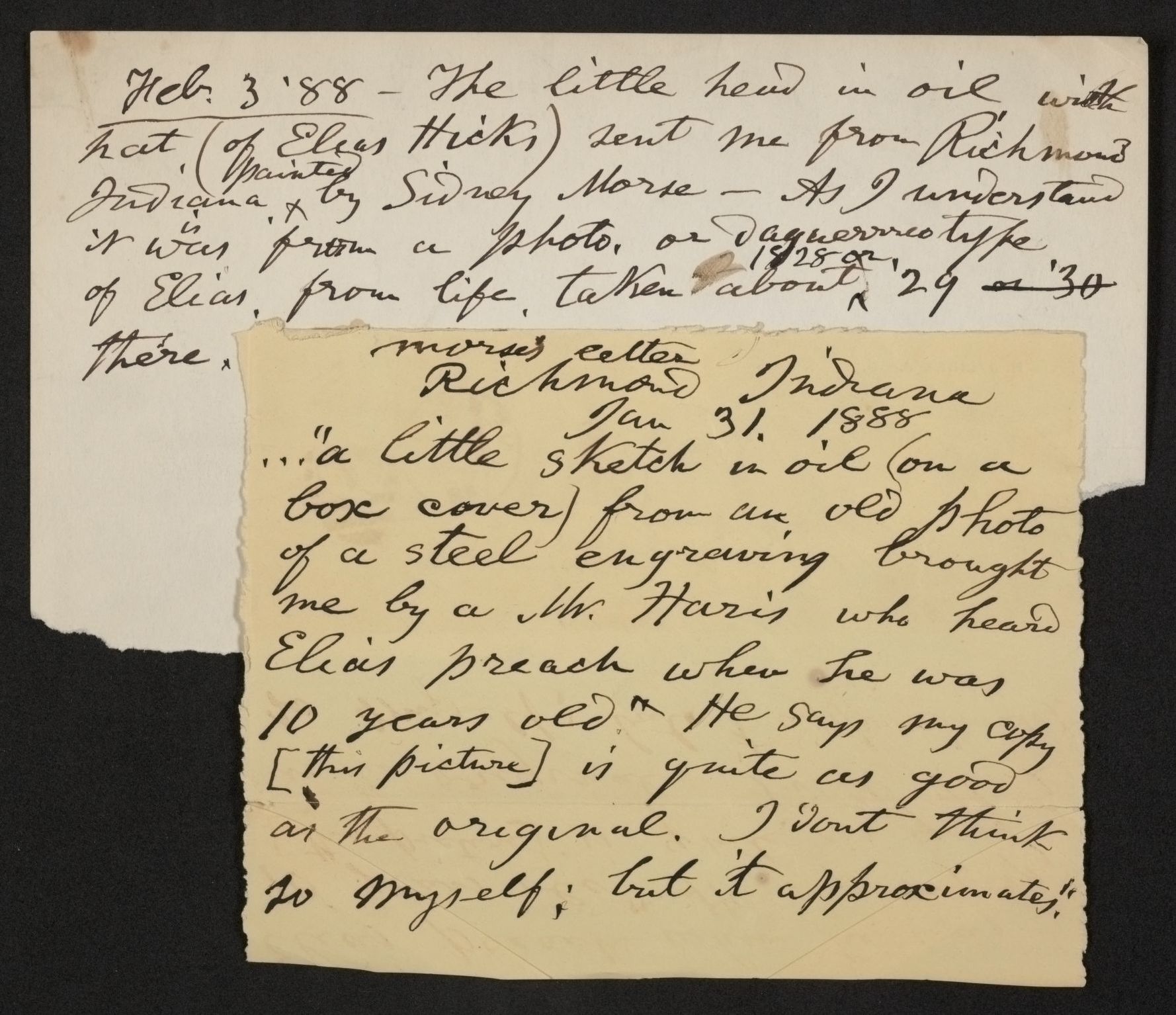 Scanned image of the current content page