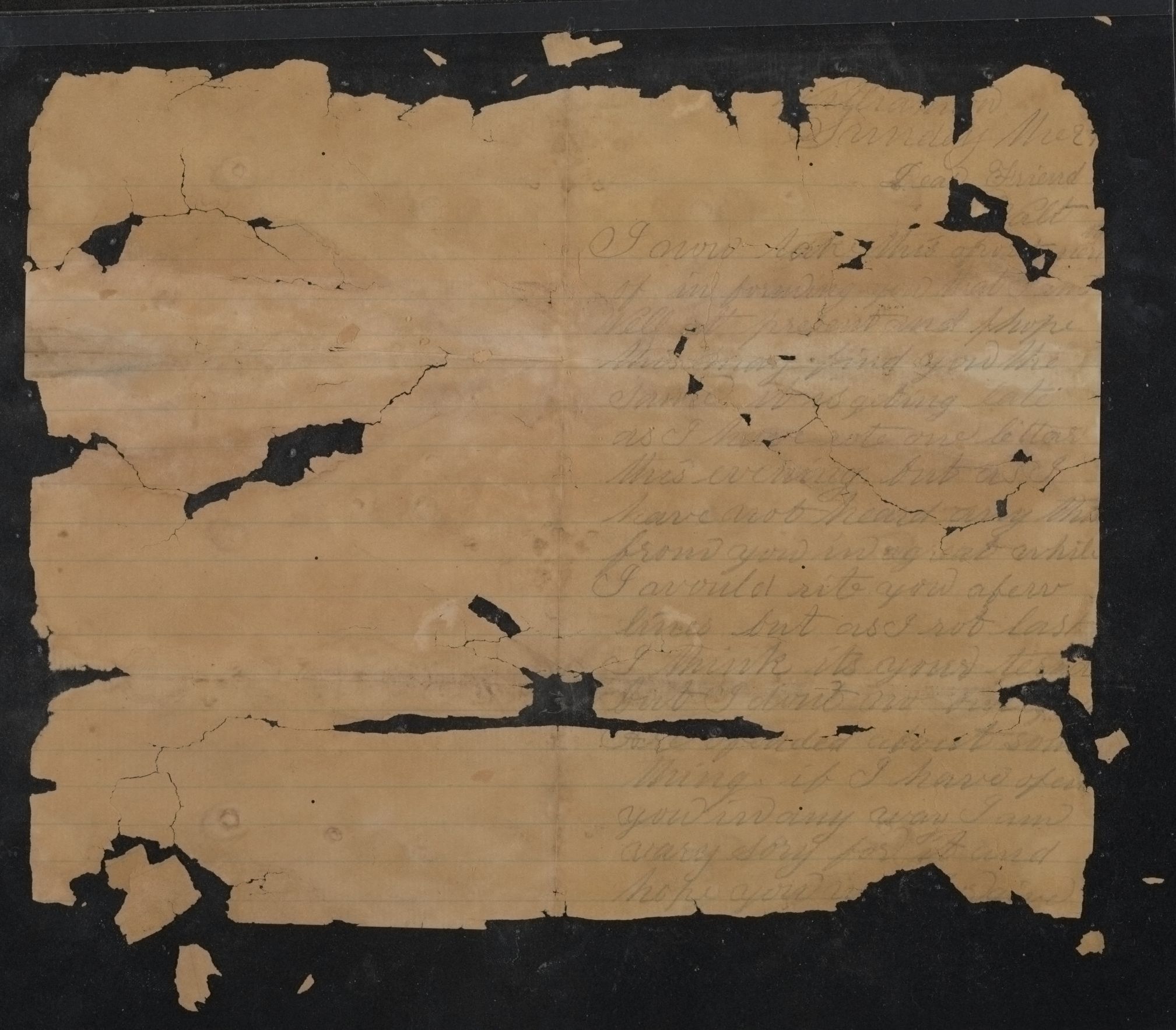 Scanned image of the current content page