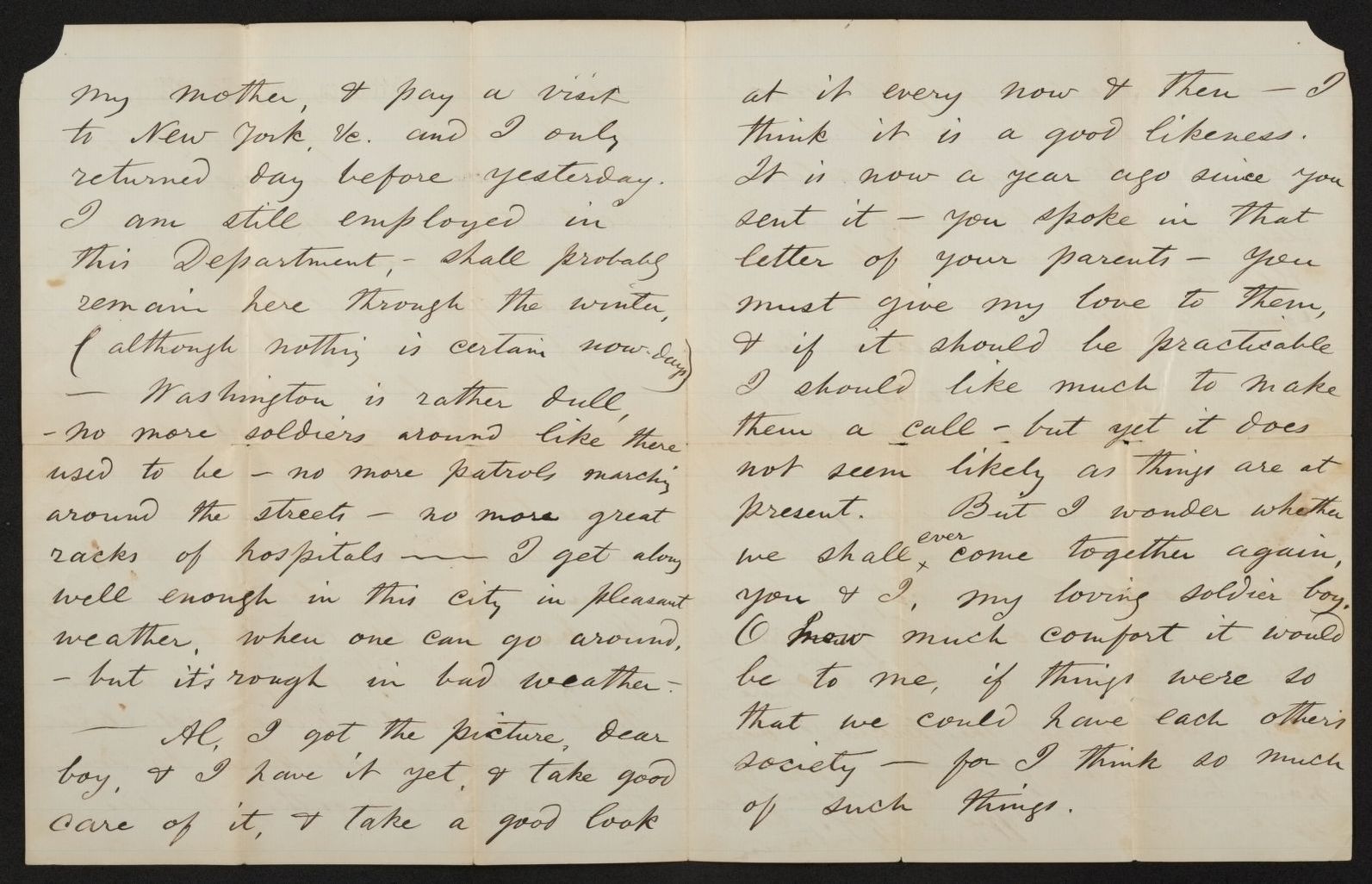 Scanned image of the current content page