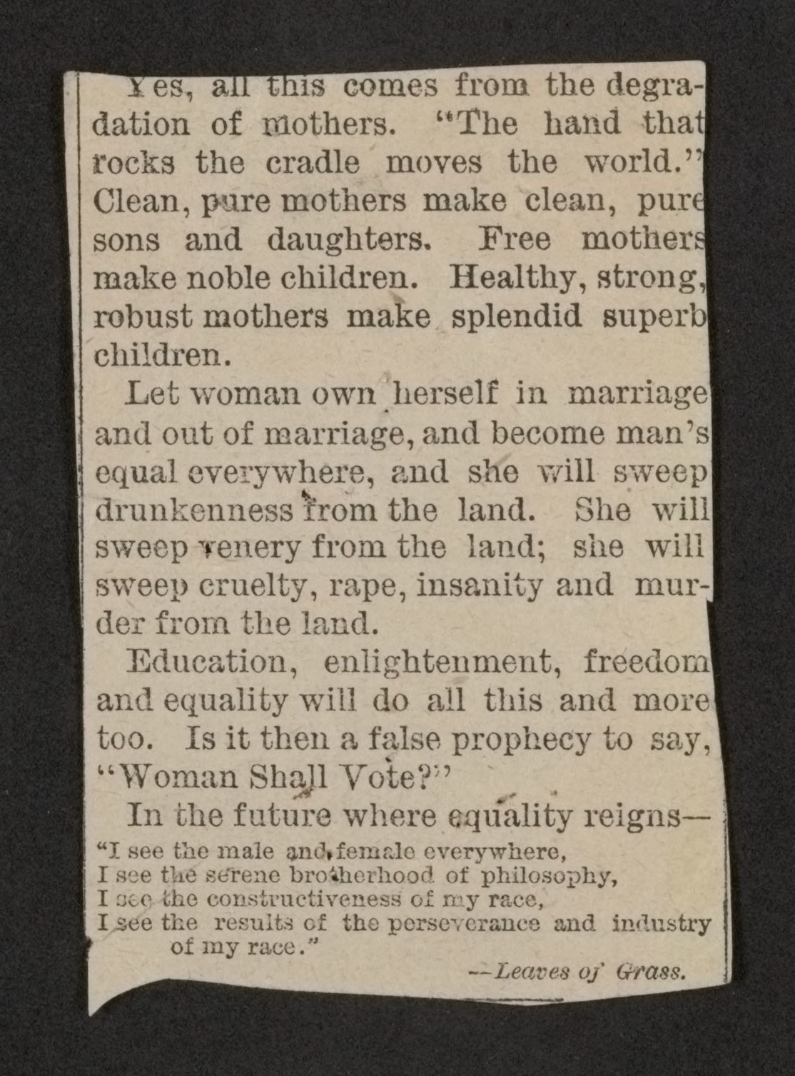 Scanned image of the current content page