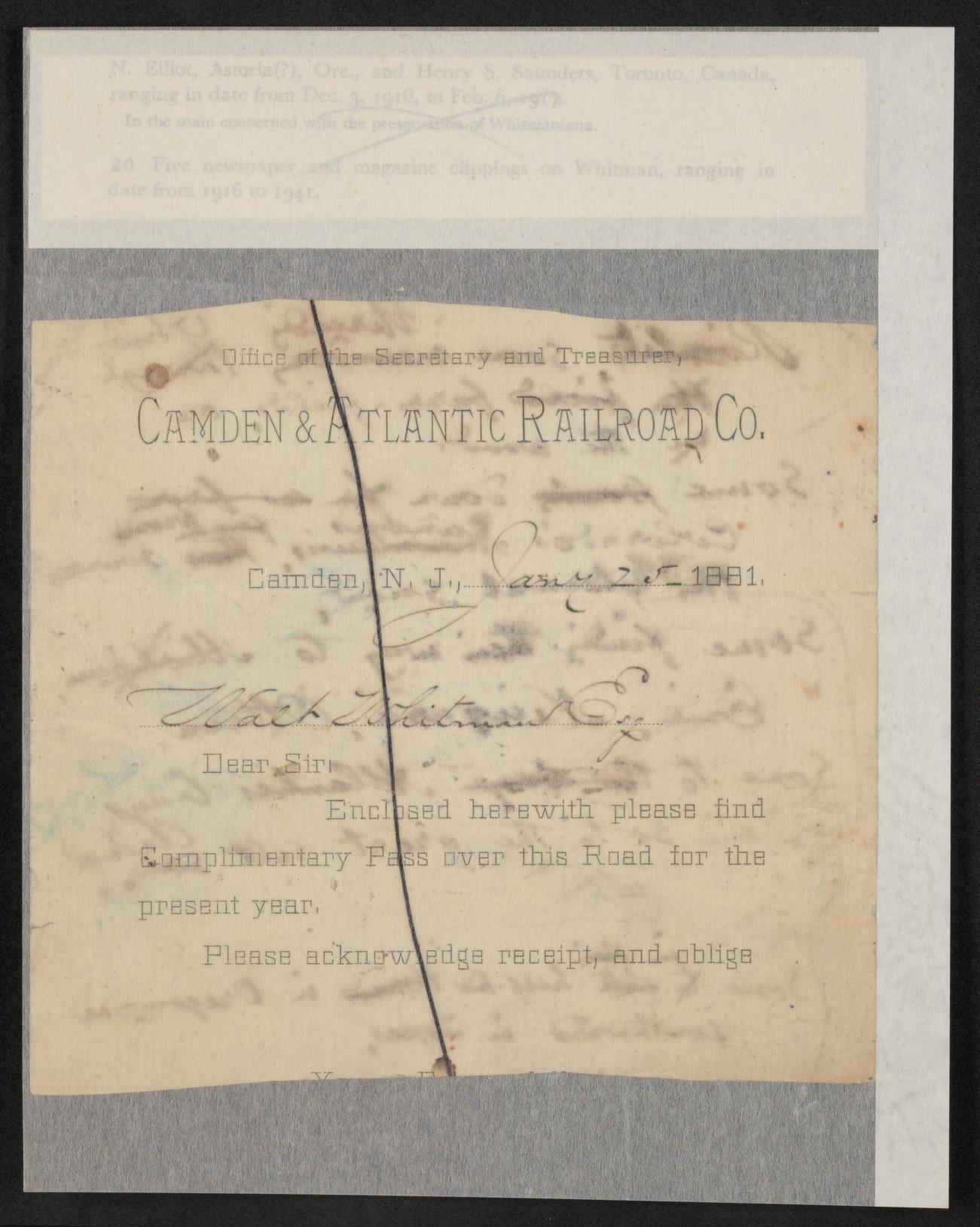 Scanned image of the current content page