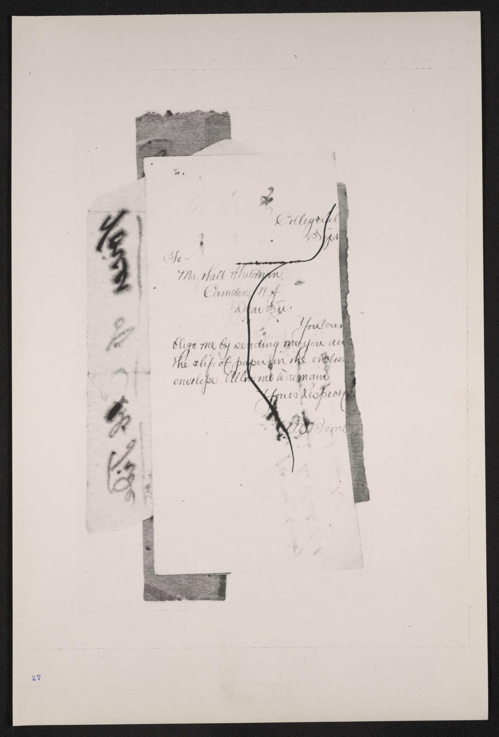 Scanned image of the current content page
