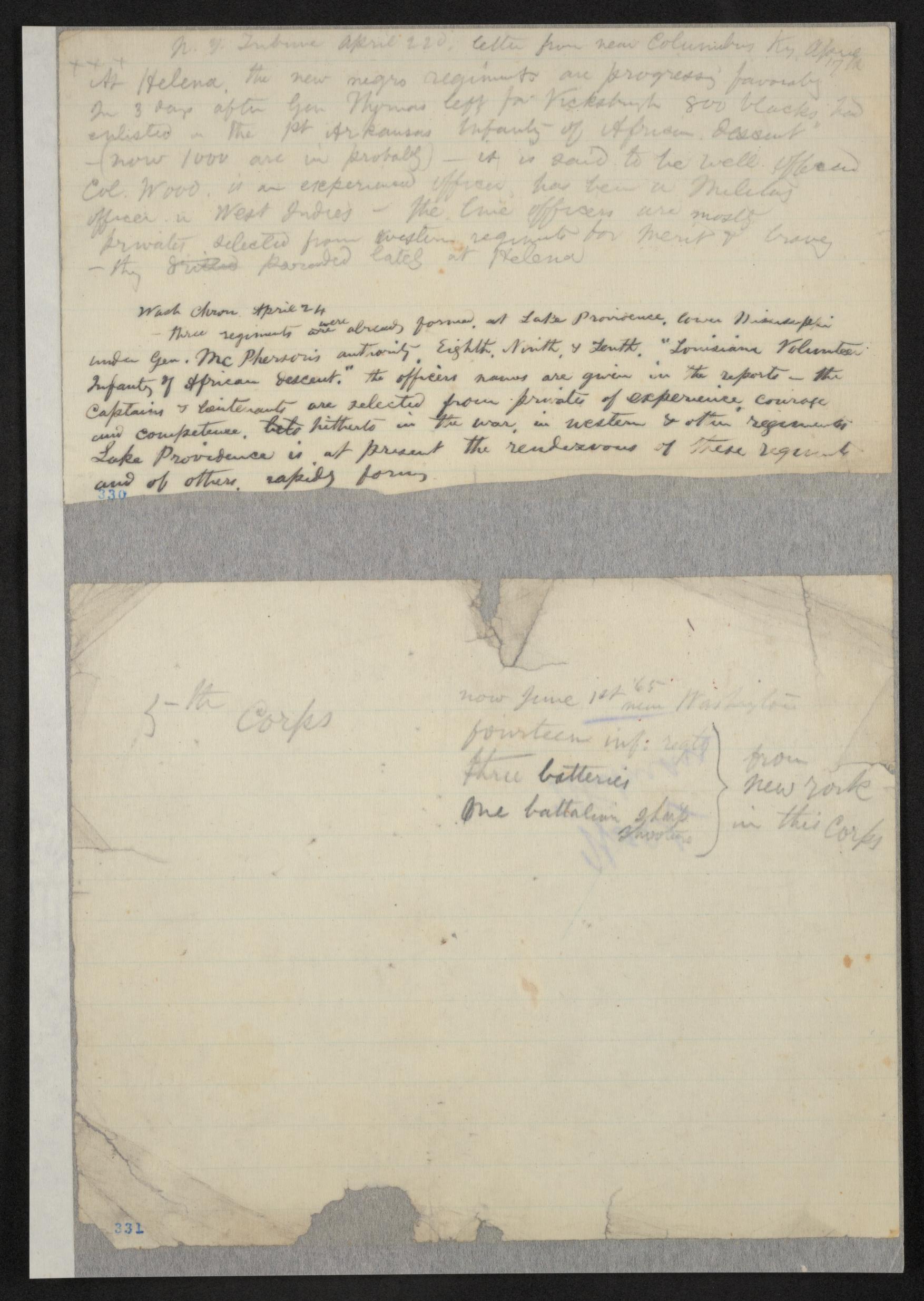 Scanned image of the current content page