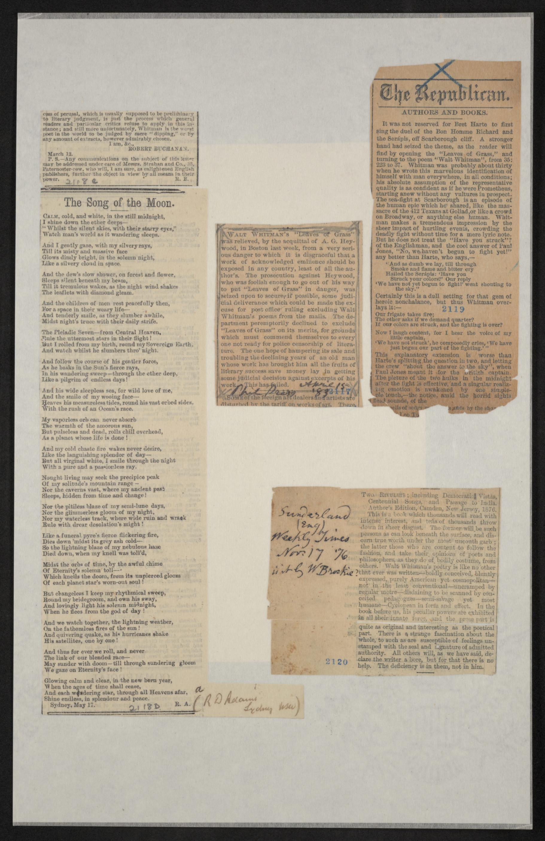 Scanned image of the current content page