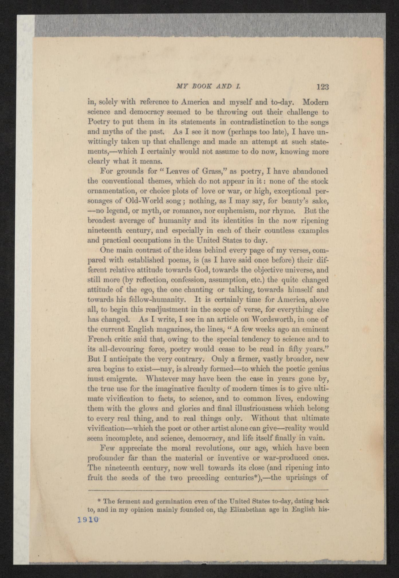 Scanned image of the current content page