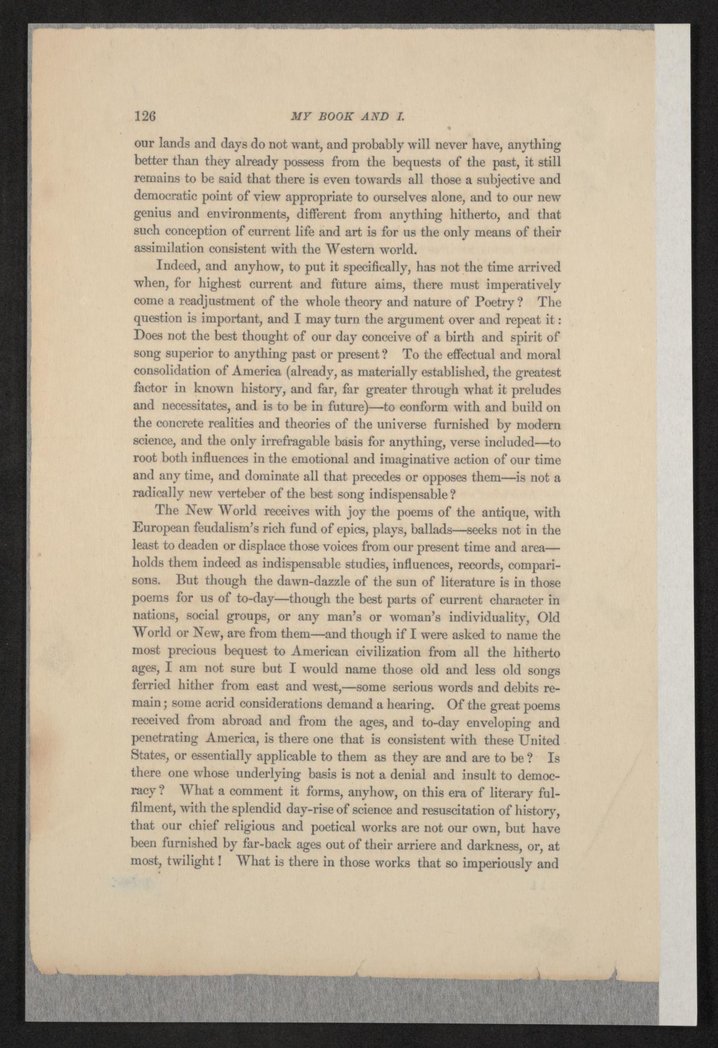 Scanned image of the current content page