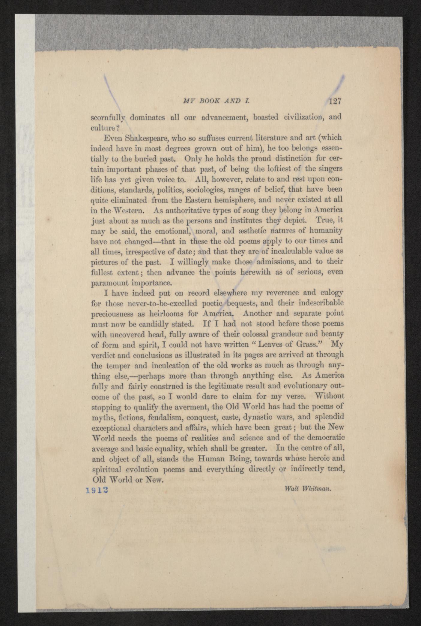 Scanned image of the current content page