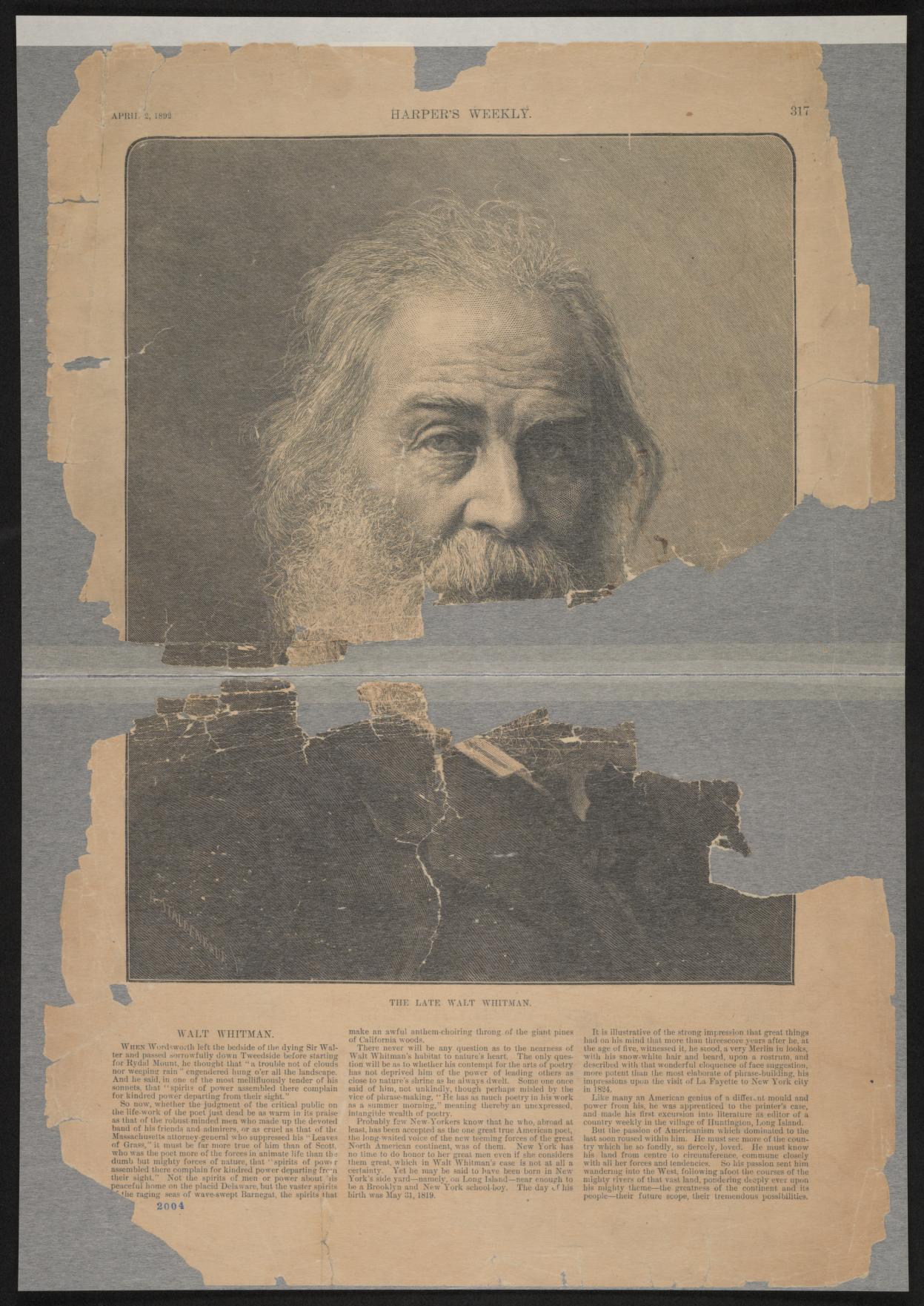 Scanned image of the current content page