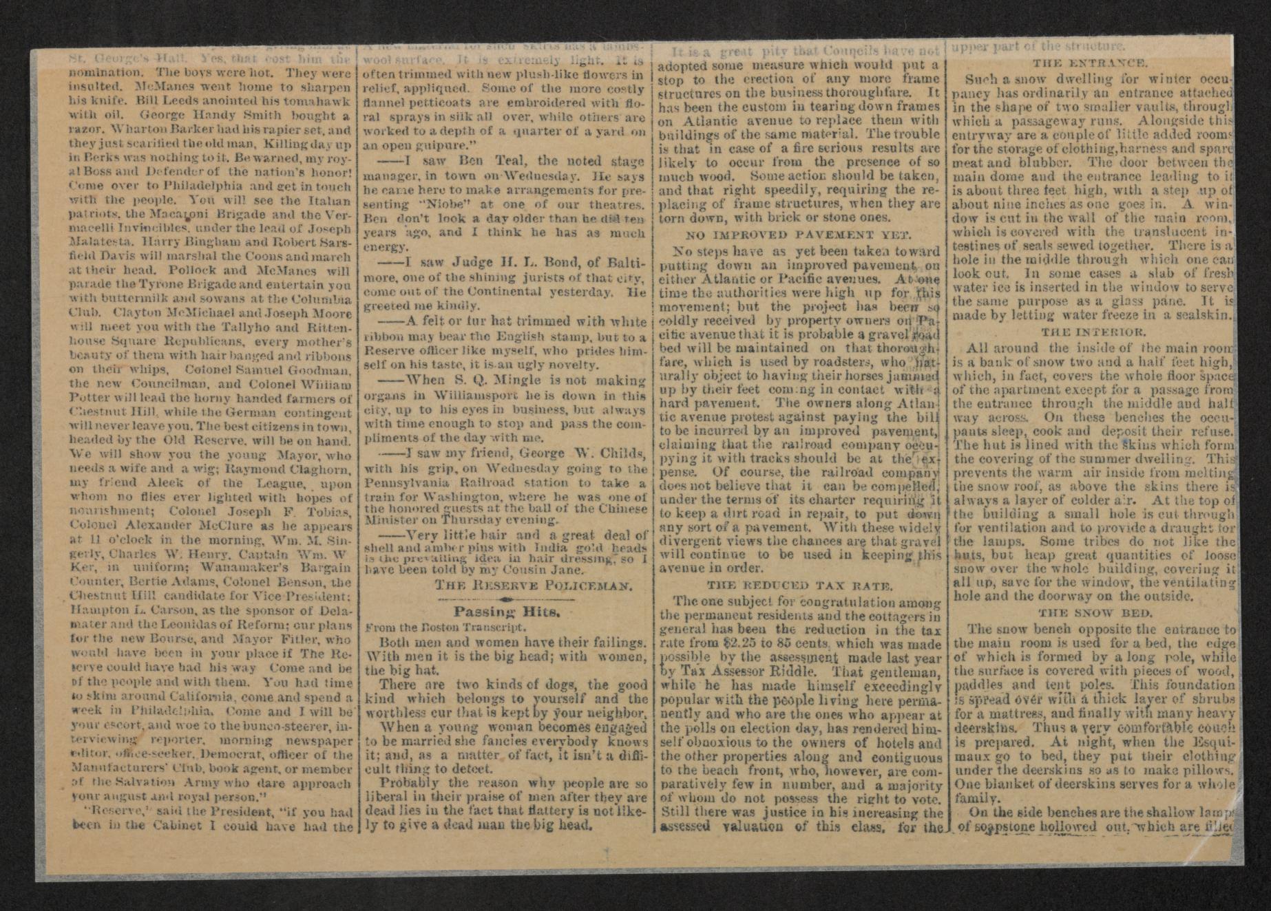 Scanned image of the current content page