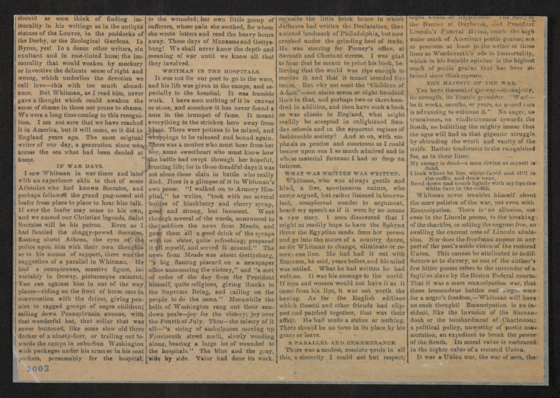 Scanned image of the current content page
