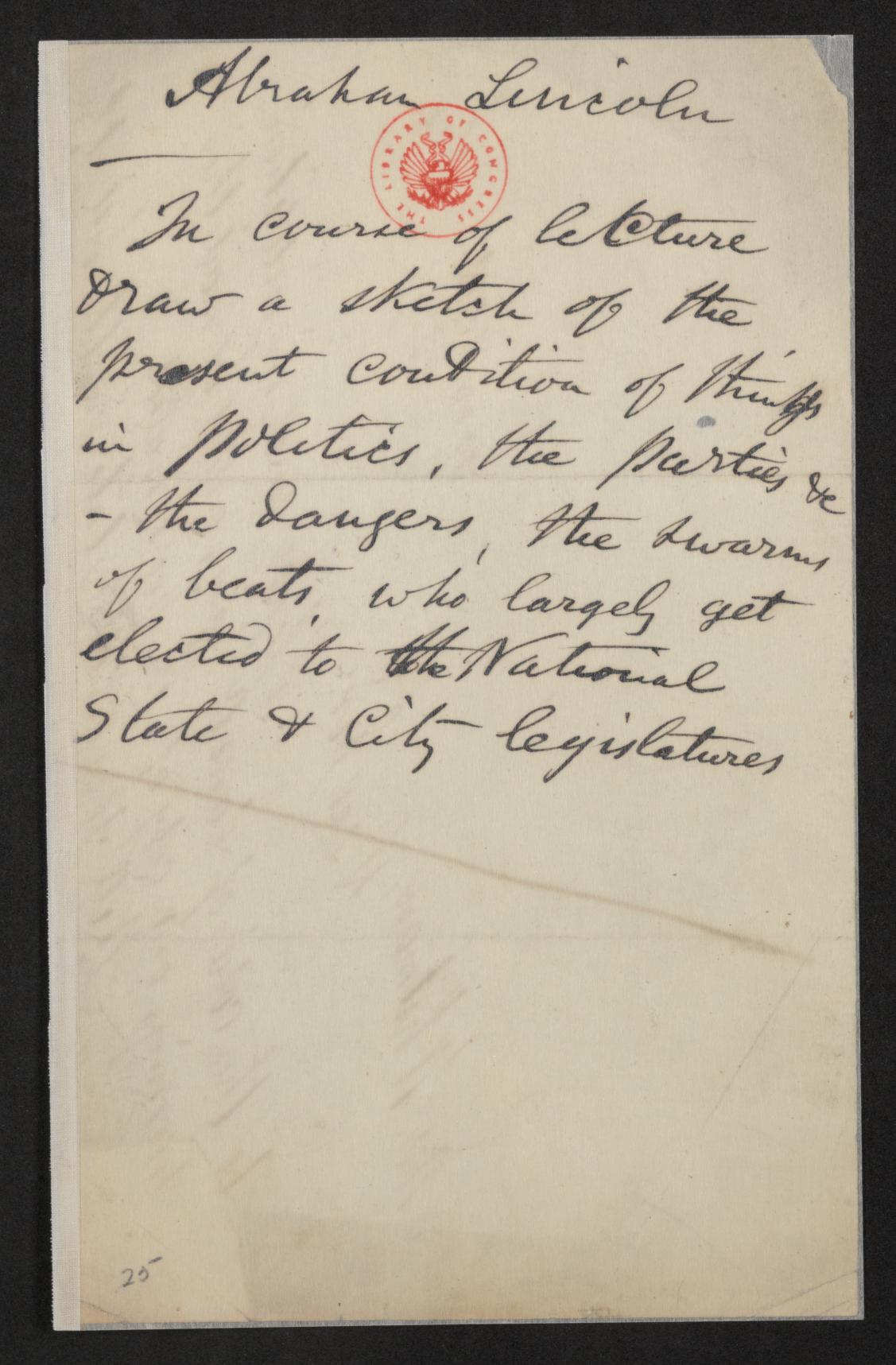 Scanned image of the current content page