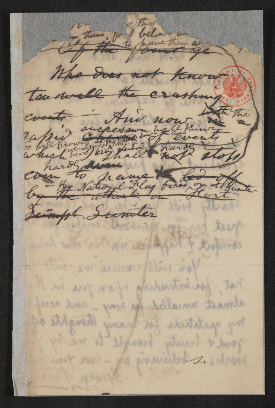 Scanned image of the current content page