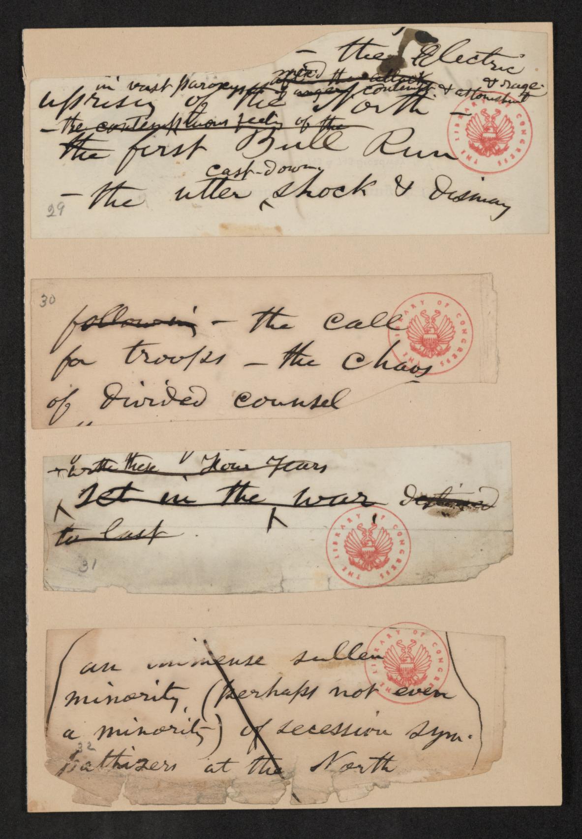 Scanned image of the current content page