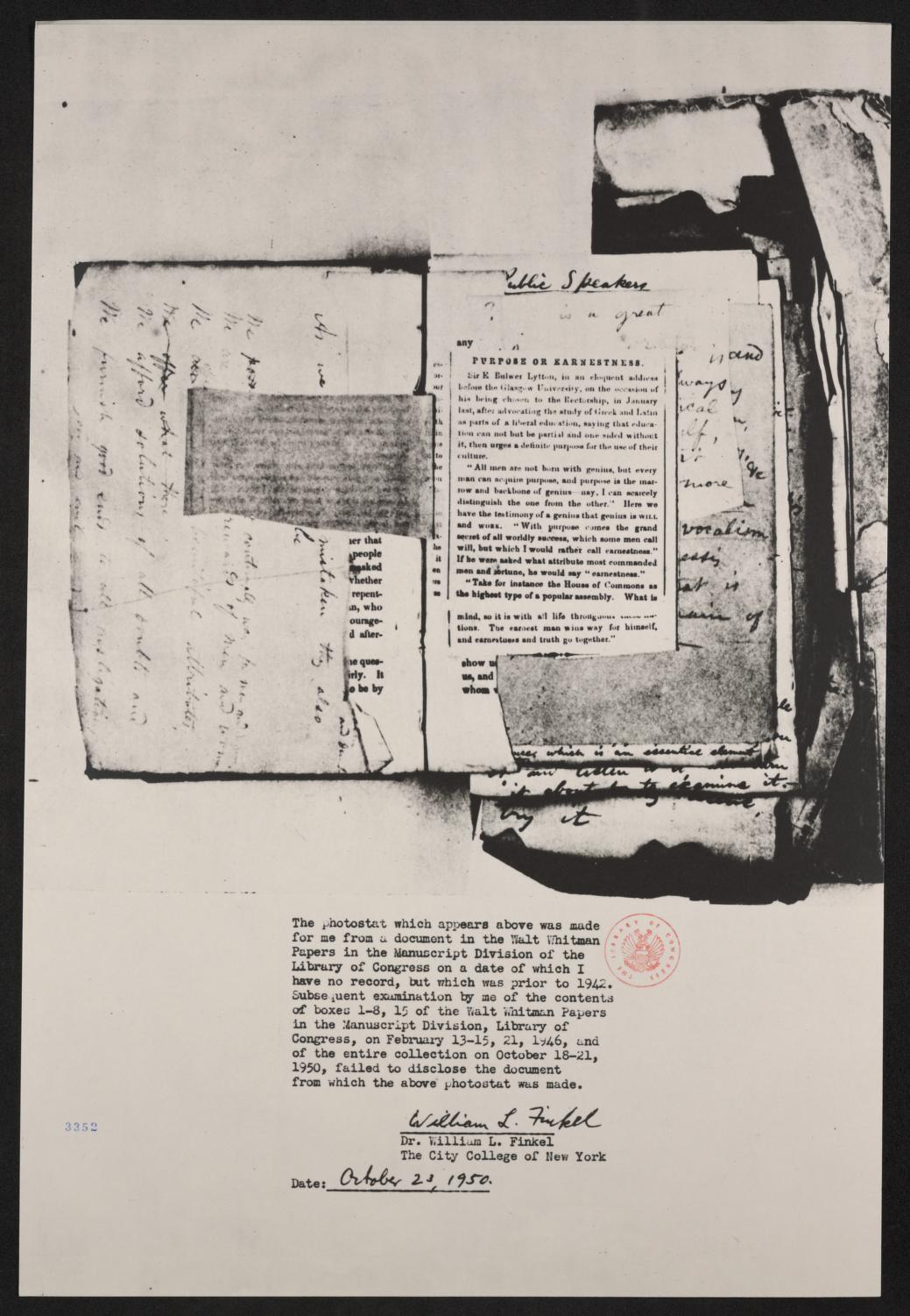 Scanned image of the current content page