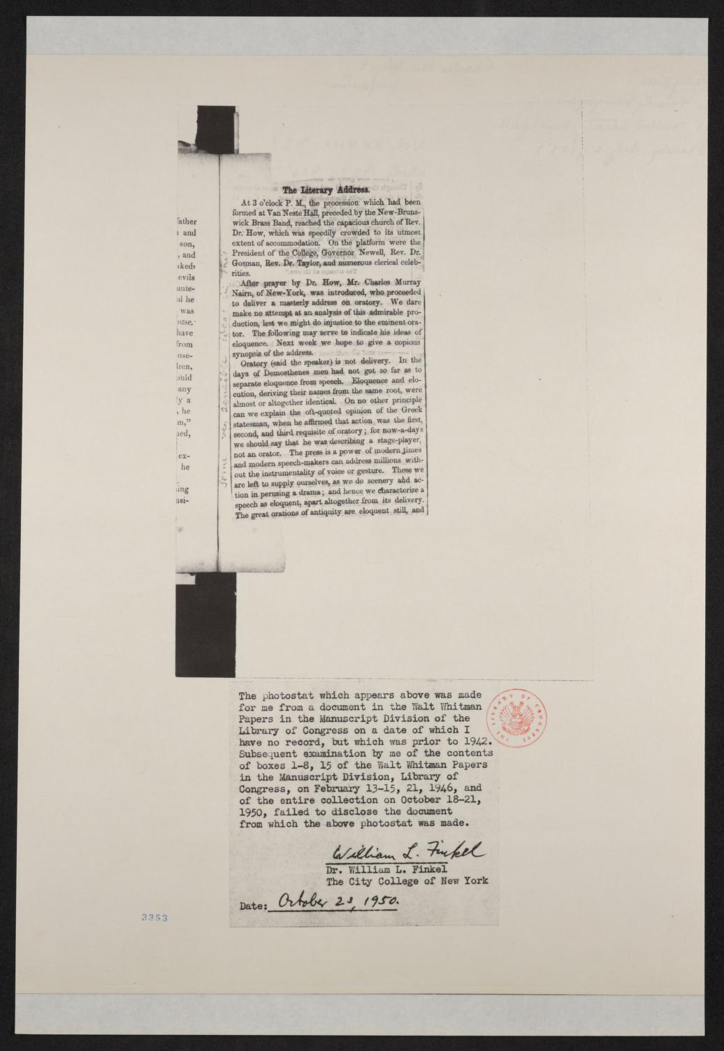 Scanned image of the current content page