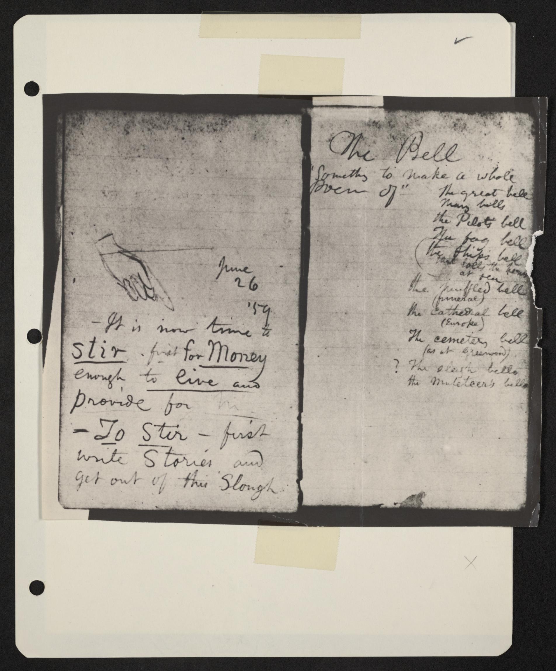 Scanned image of the current content page