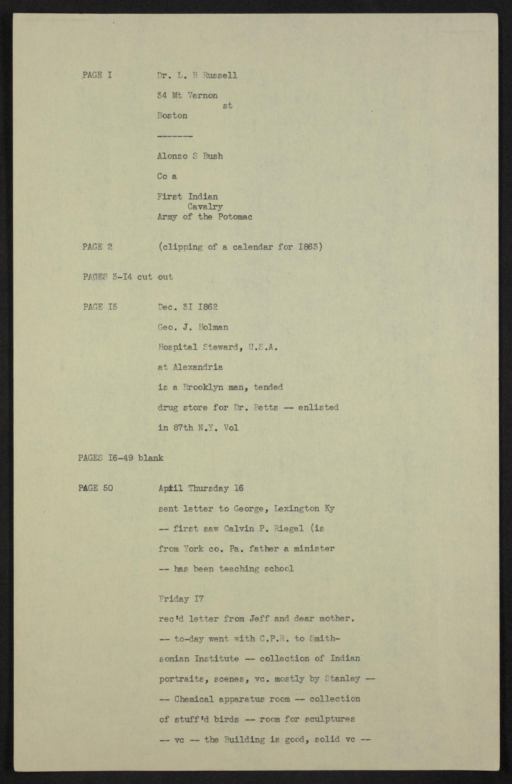 Scanned image of the current content page