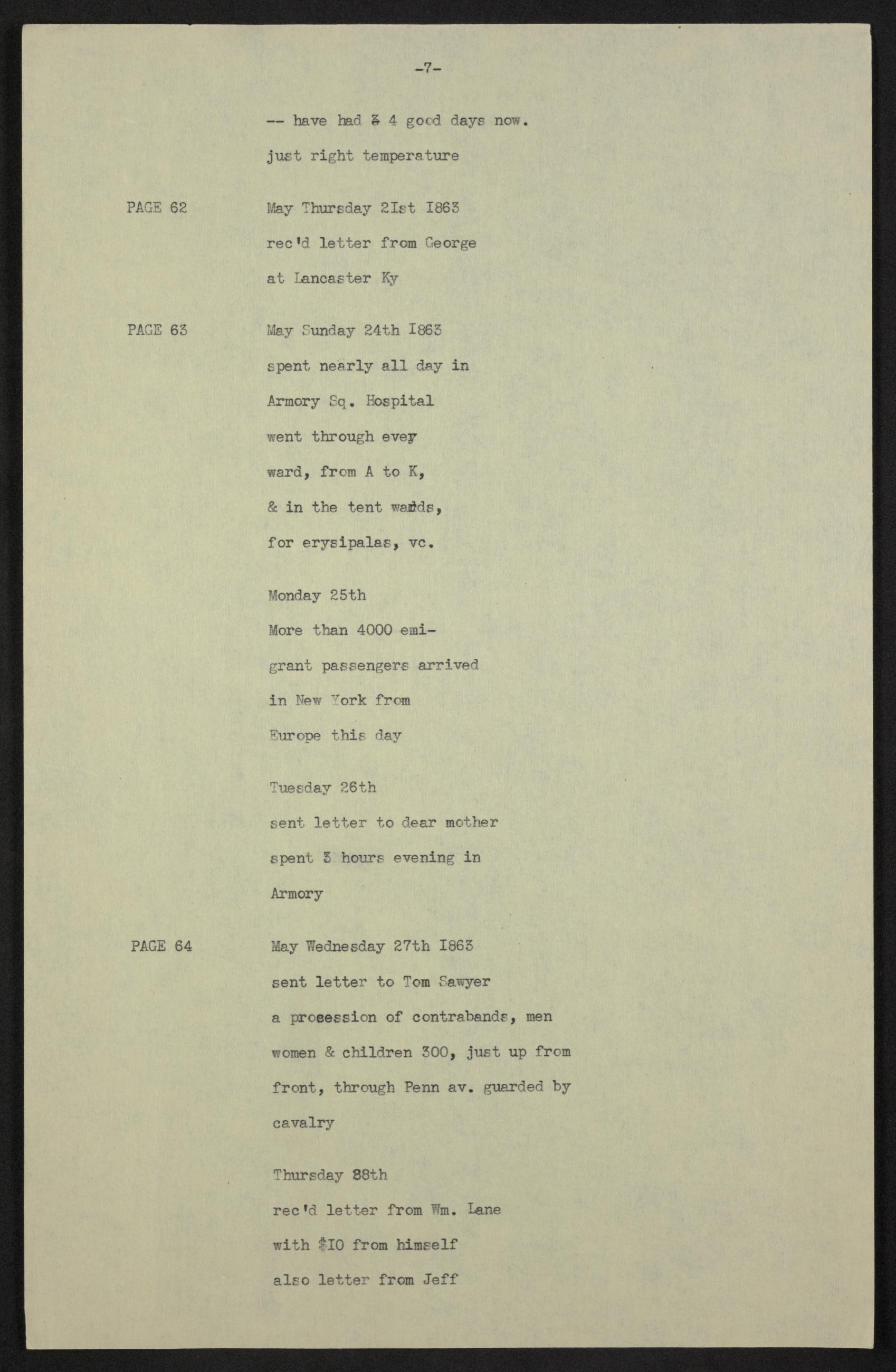 Scanned image of the current content page