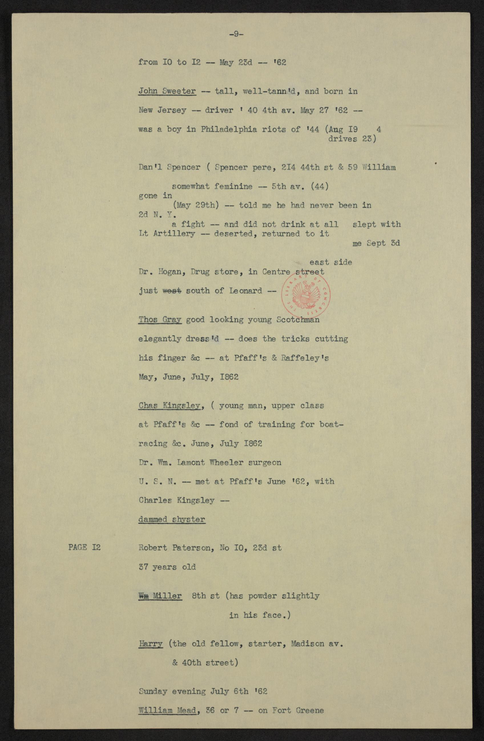 Scanned image of the current content page