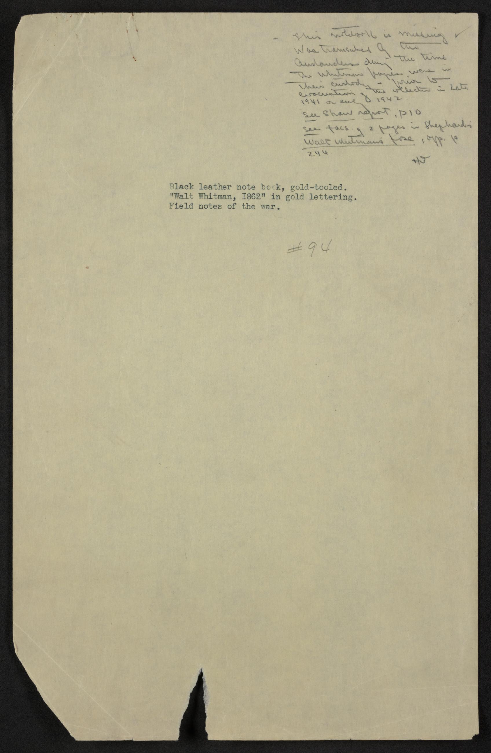 Scanned image of the current content page