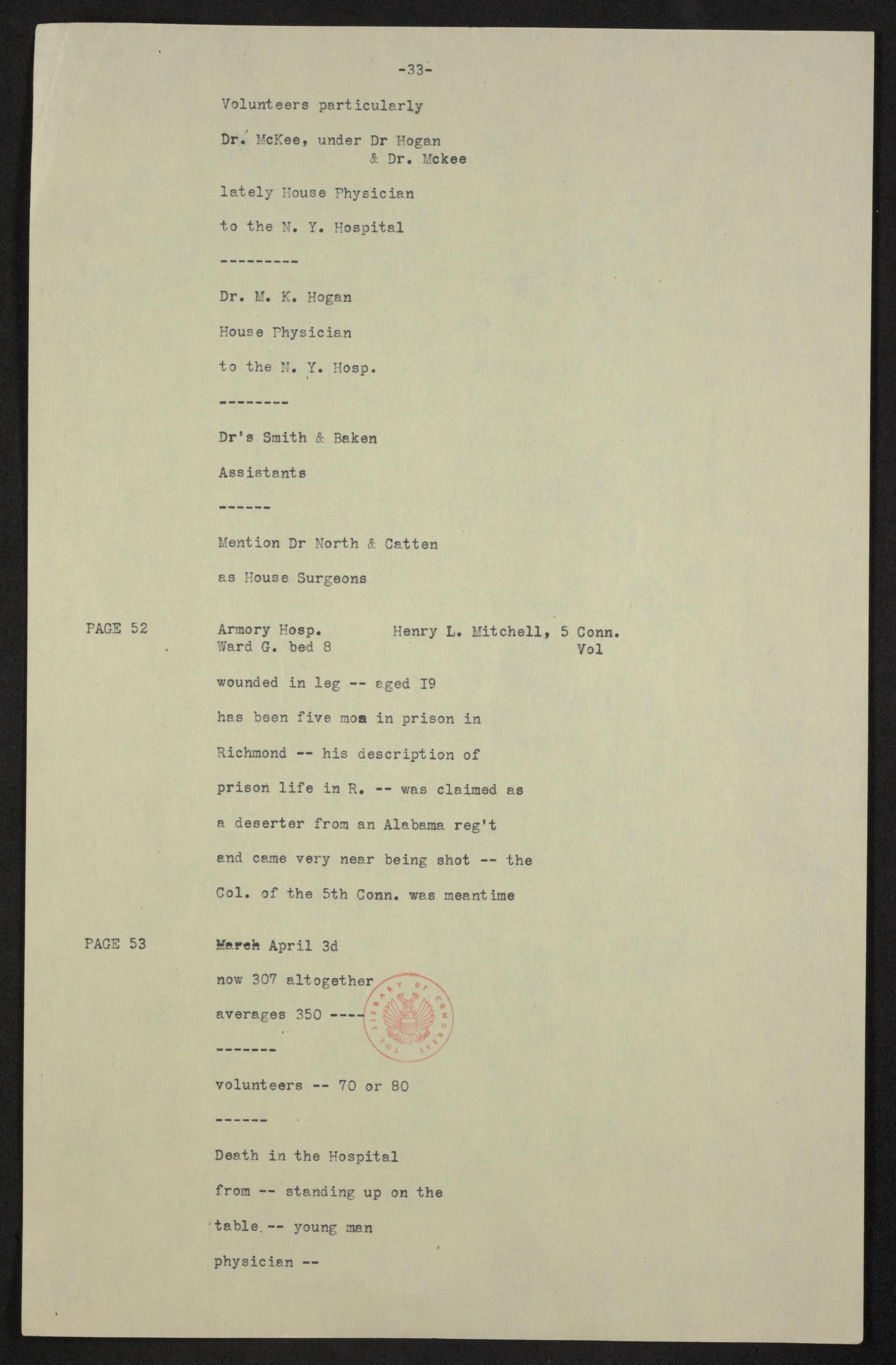 Scanned image of the current content page